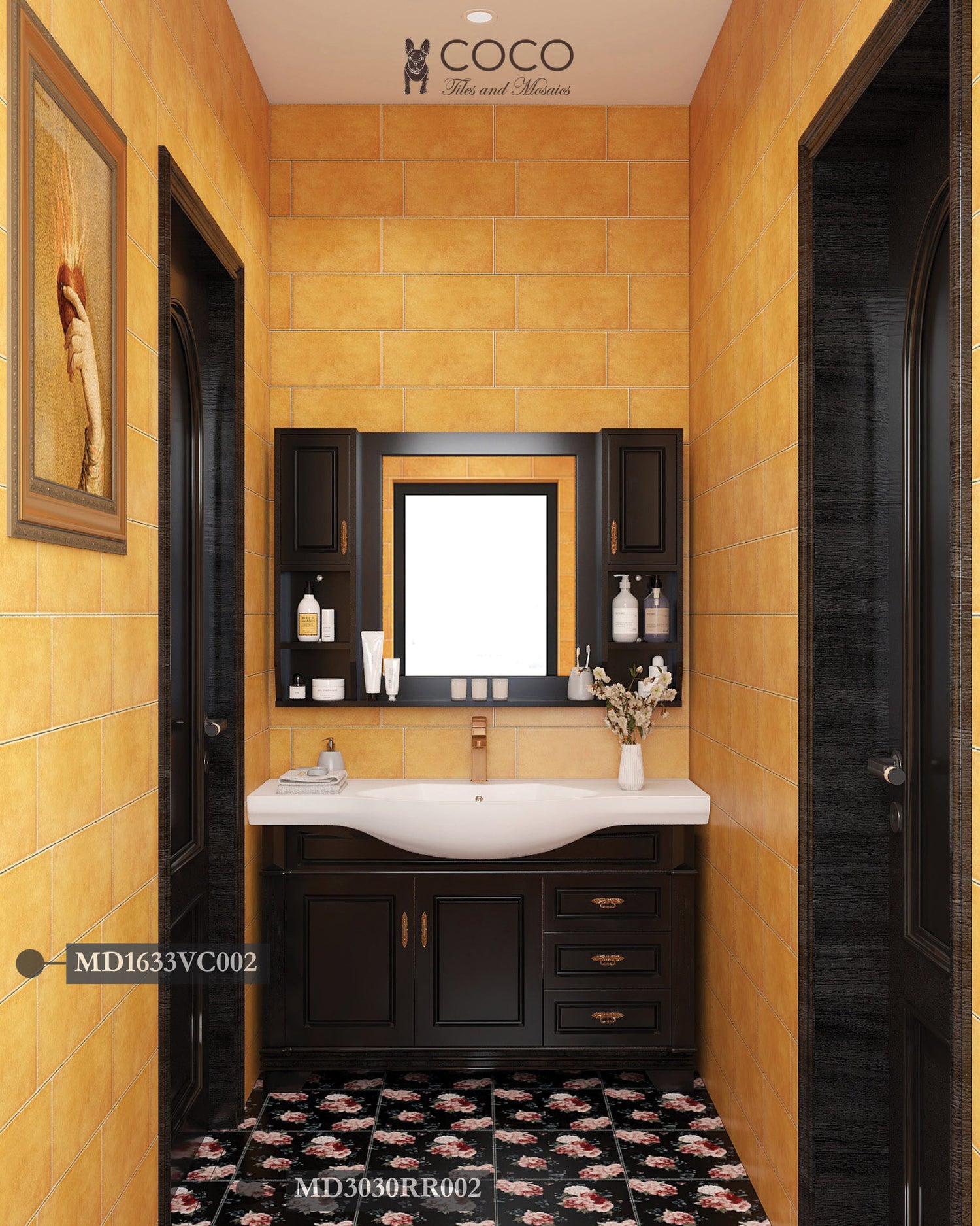 Orange Is The New Black (Powder Room)