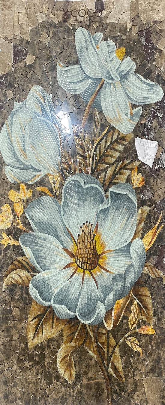 Amber Twilight Mosaic Art