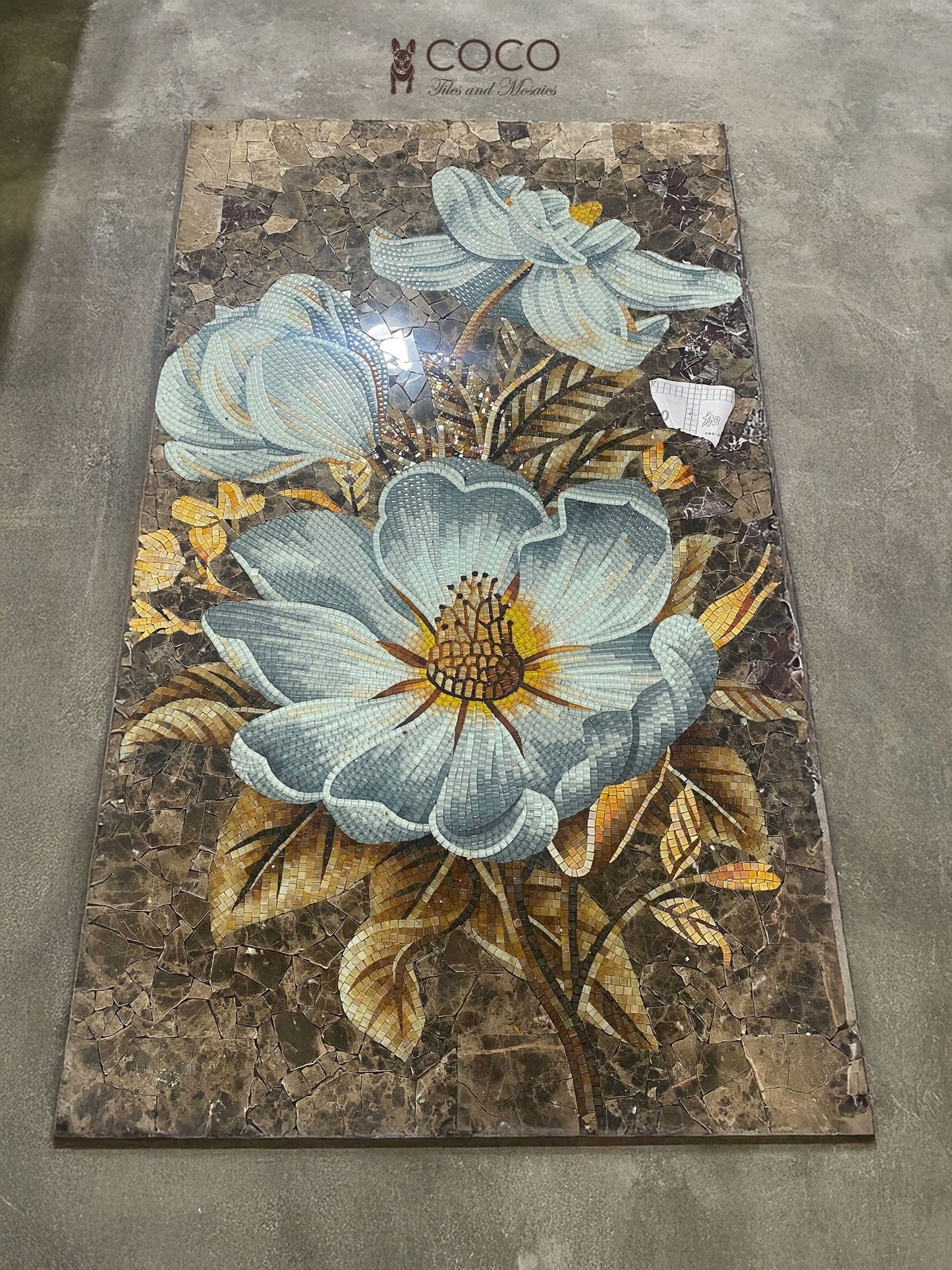Amber Twilight Mosaic Art