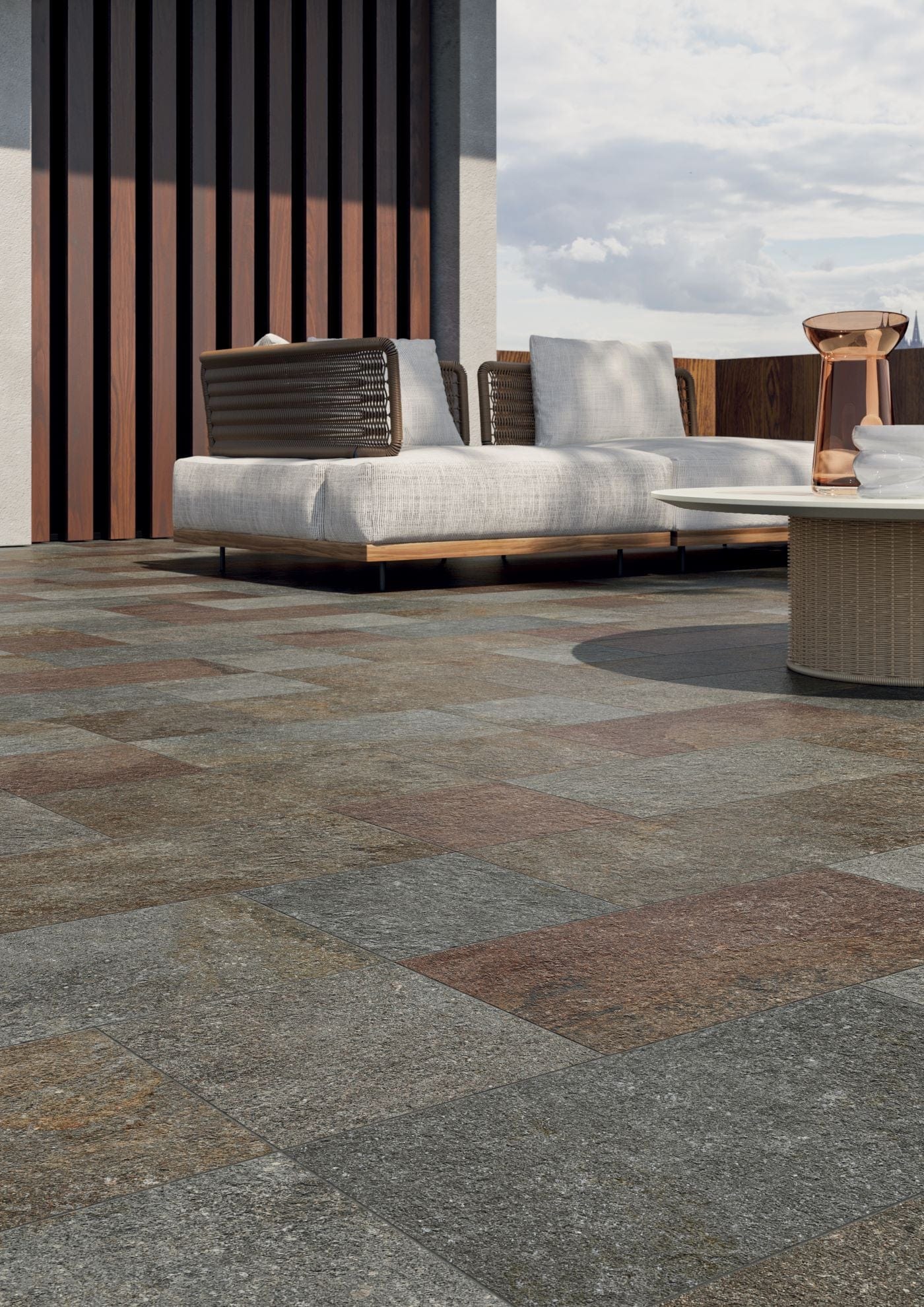 Arcadia Series - Valley Crest Textured 225x453mm Porcelain Tile