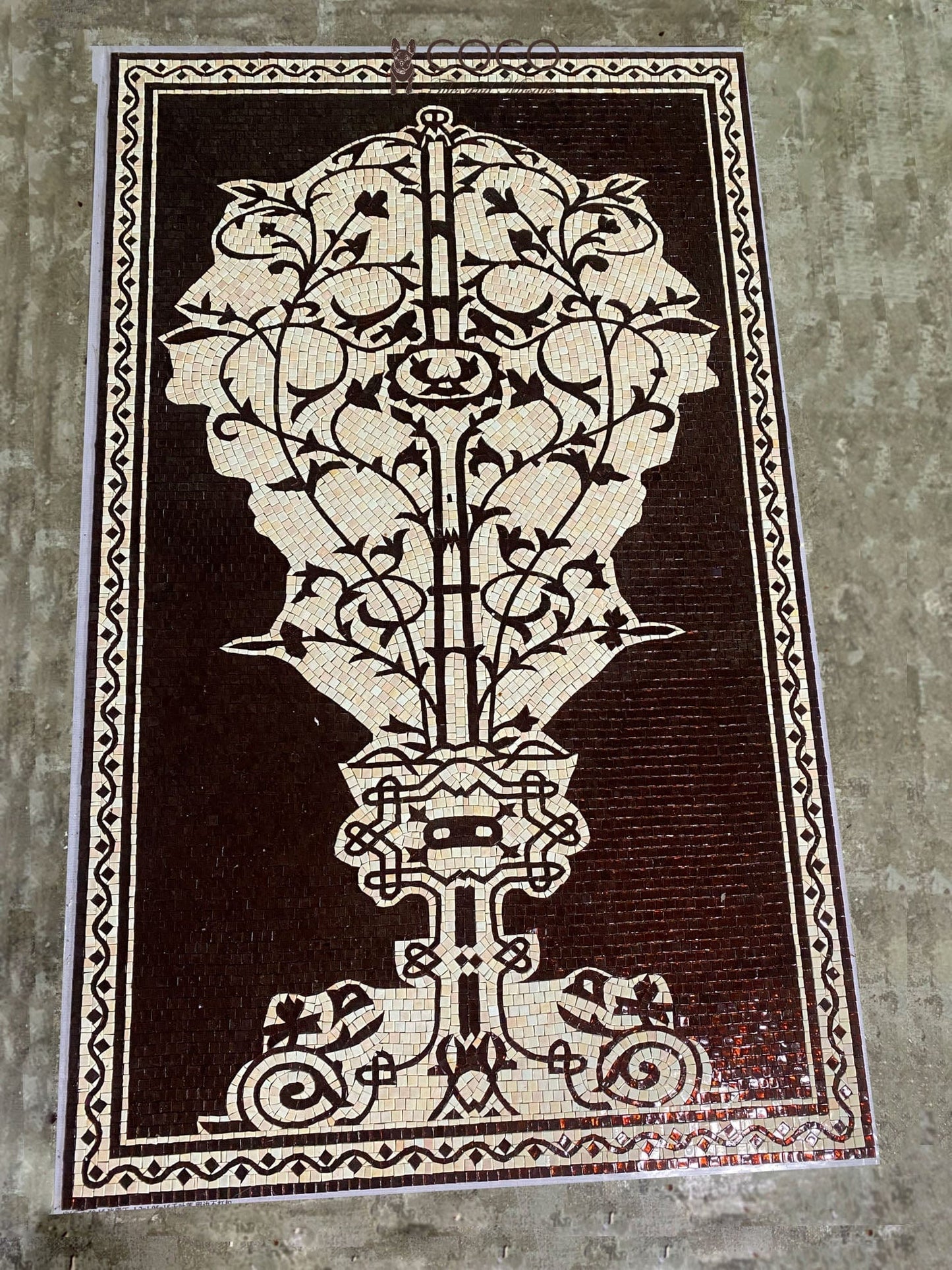 Baroque Grace B Mosaic Art