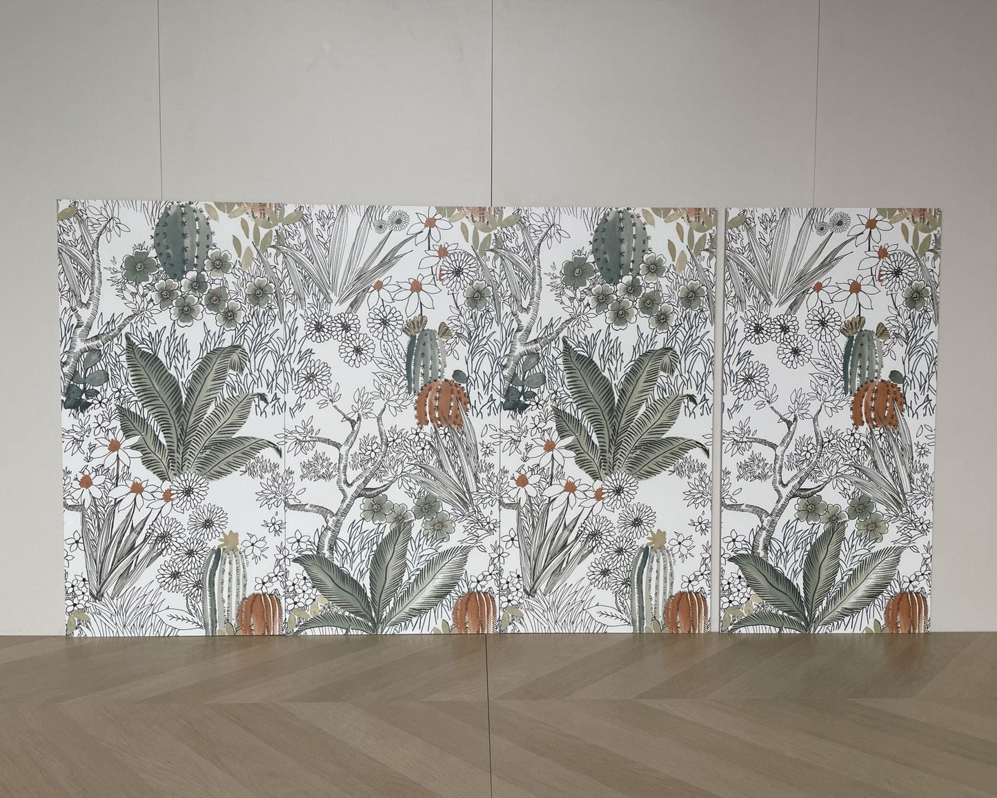 Bloom Series - Flora and Fauna Cactus Flower Satin 400x800mm Ceramic Tile