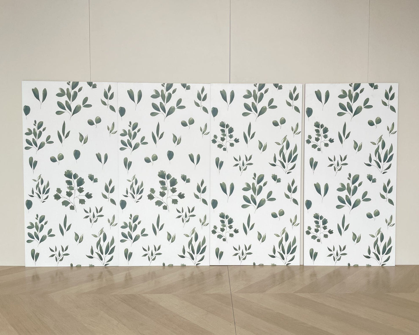 Bloom Series - Flora and Fauna Leafy Parkland Satin 400x800mm Ceramic Tile