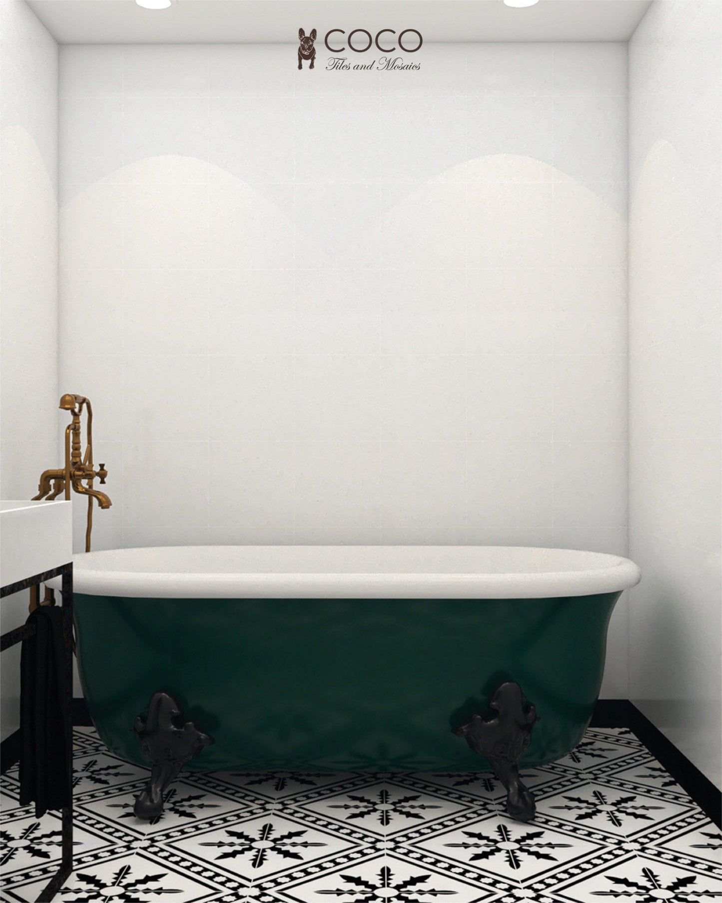 Checkerboard Series - CoCo's White Satin 300x300mm Porcelain Tile
