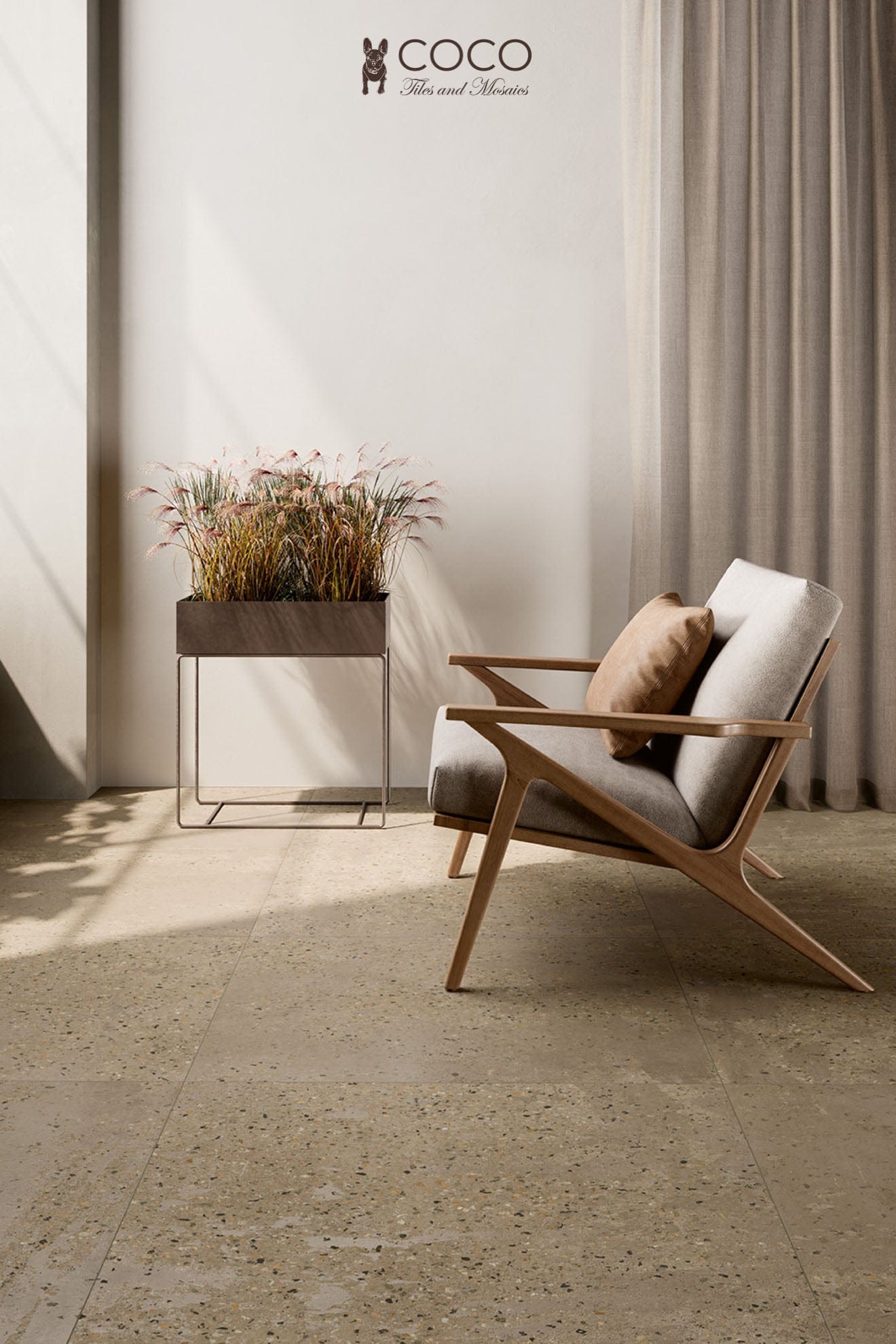 Patina Series - Tortora Matt 604x604mm Porcelain Tile