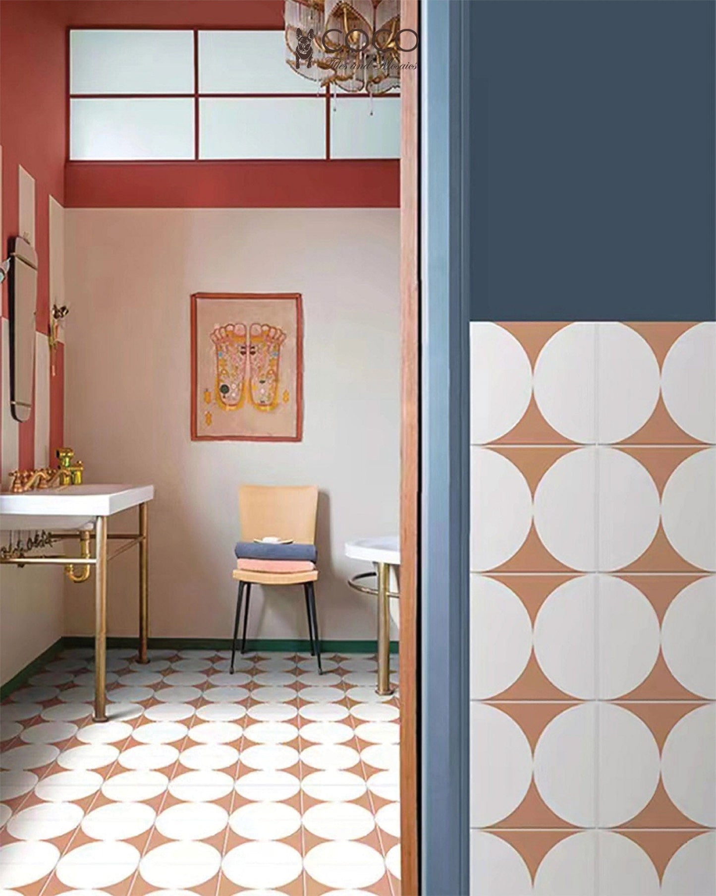 Spanish Country Series - Summer Sun Satin 300x300mm Ceramic Tile