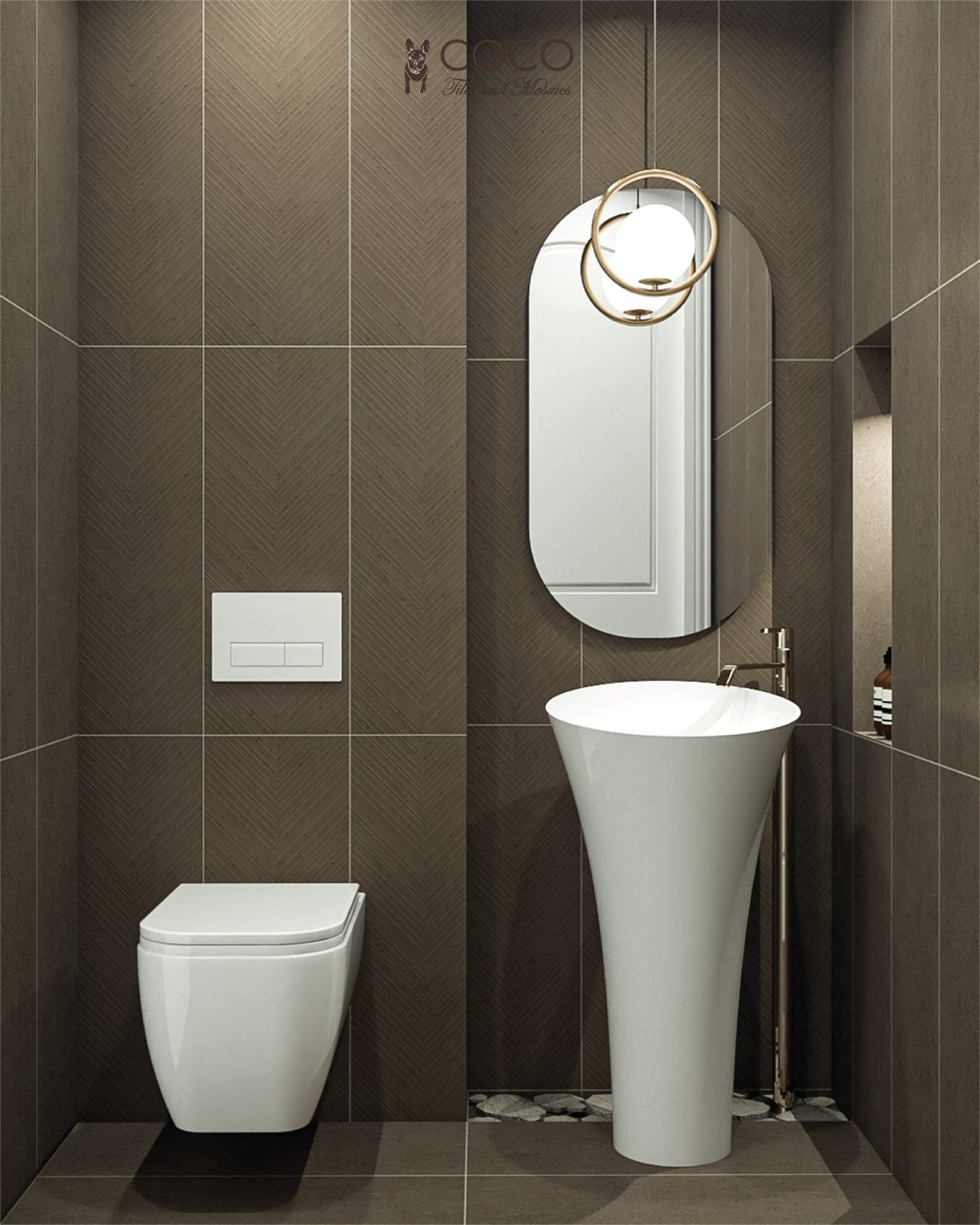 W Series - Lunar Surface Plain (Mirage) Satin 300x800mm Ceramic Tile