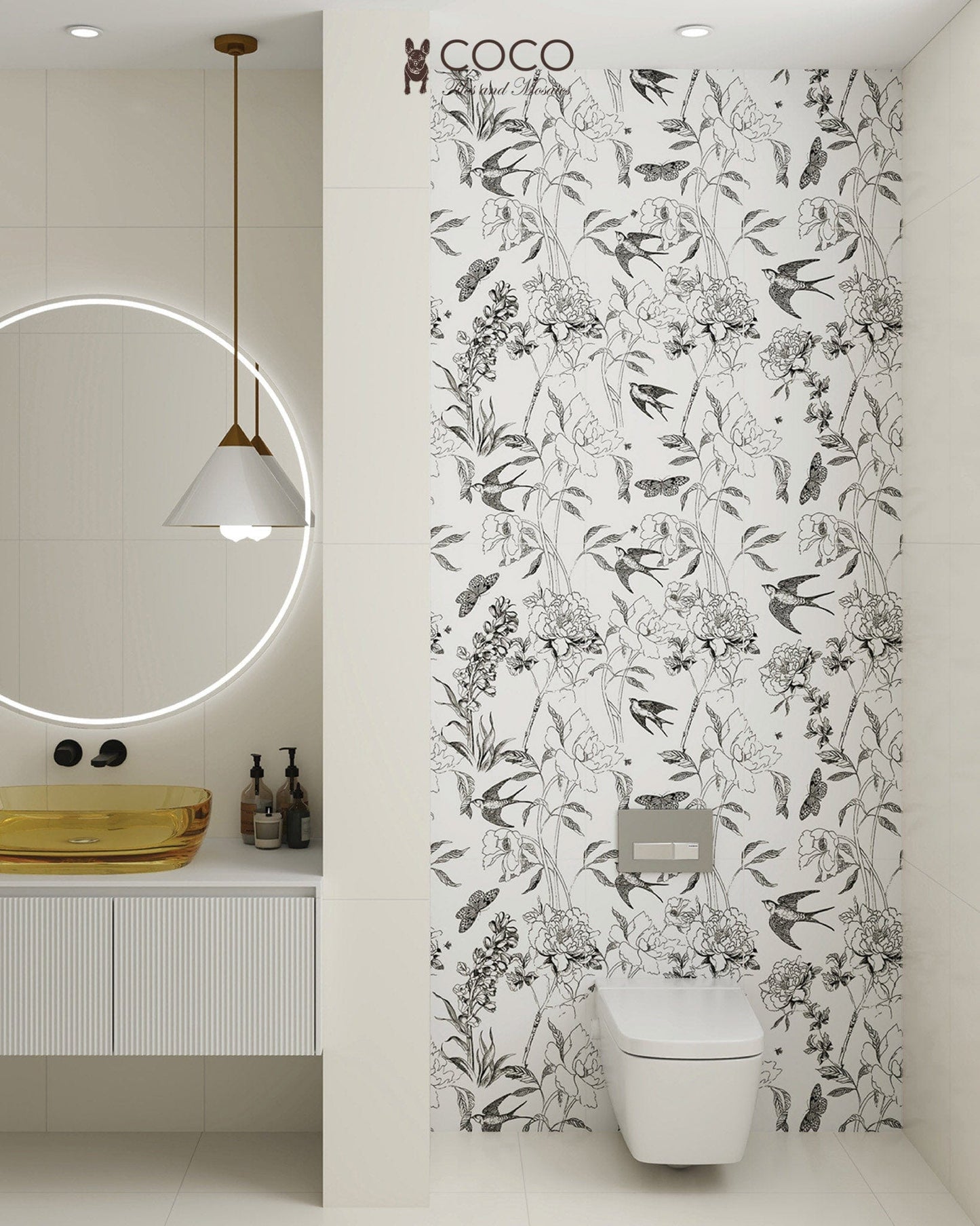 Coastal Colour Palette Series - Earth Tones White Blush Satin 400x800mm Ceramic Tile
