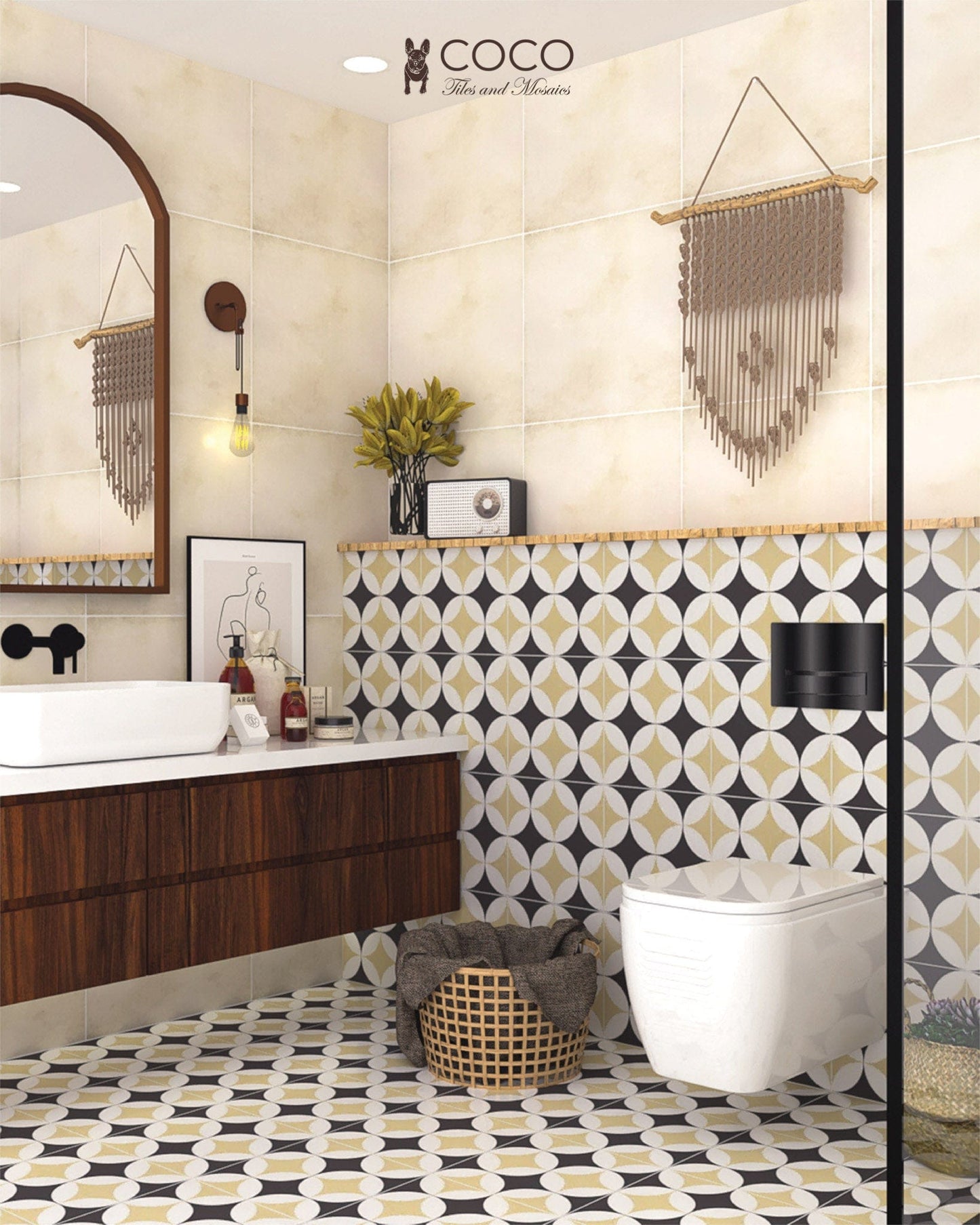 Forever Classic Series - Mediterranean Fever Lucky Charm Satin 300x300mm Ceramic Tile