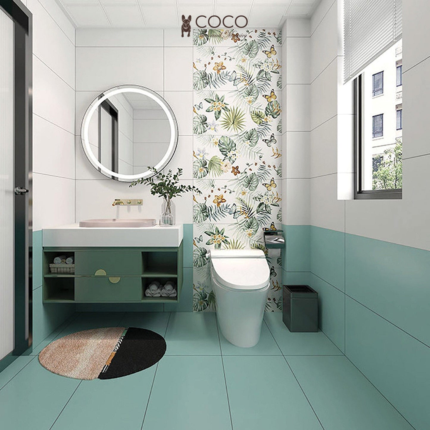 Smooth Dreams Series - Perfect Day (Mirage) Satin 400x800mm Ceramic Tile