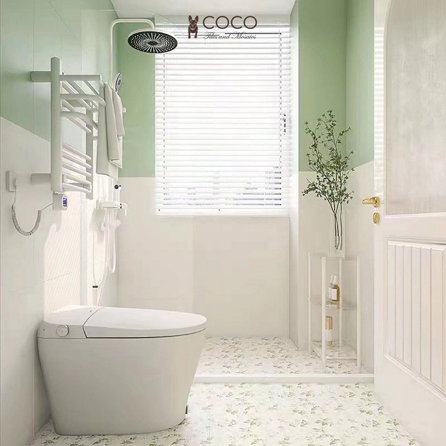 Artist's Palette Series - White Satin 300x600mm Porcelain Tile