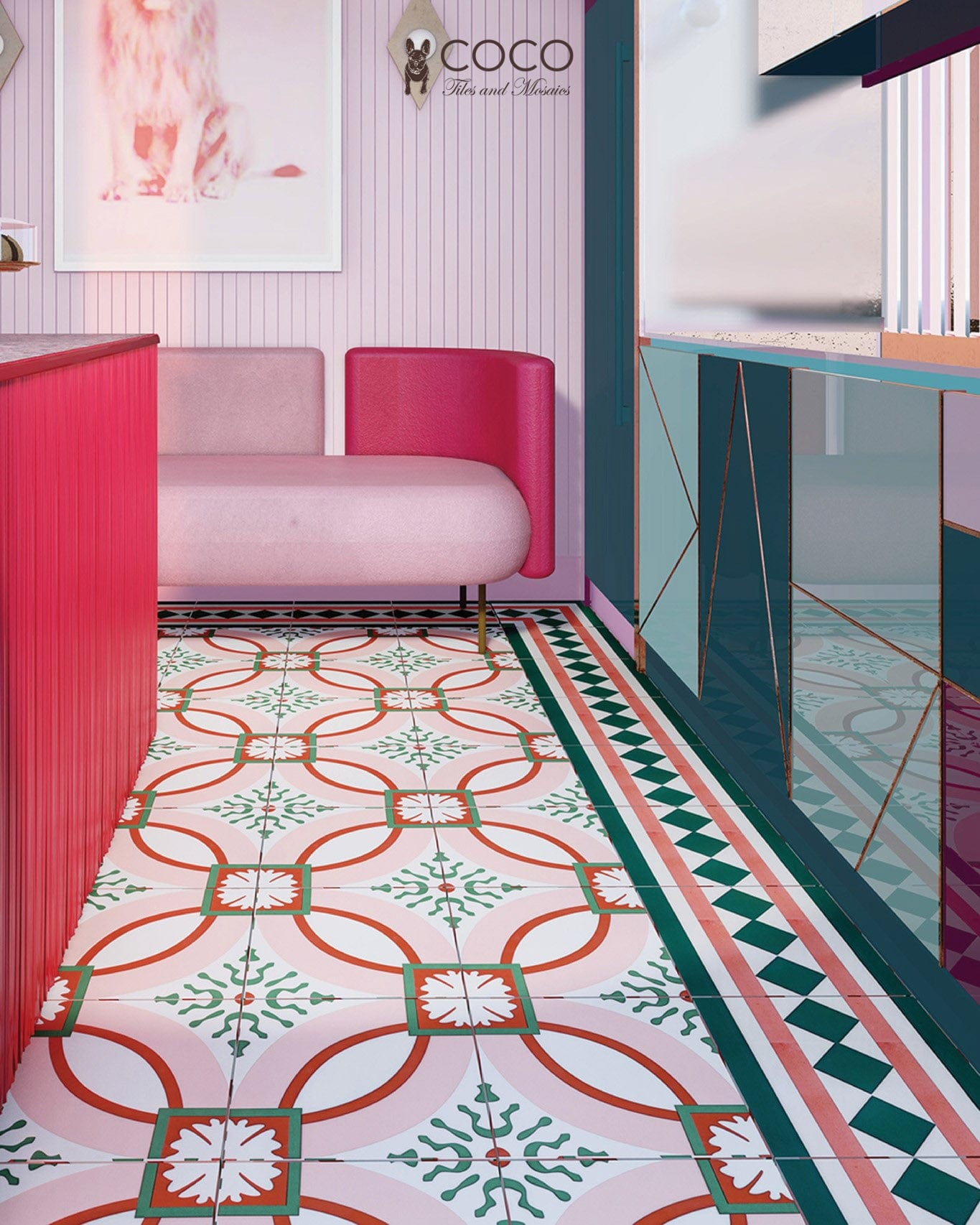 Pink Lovers Series - Secrets Satin 300x300mm Ceramic Tile