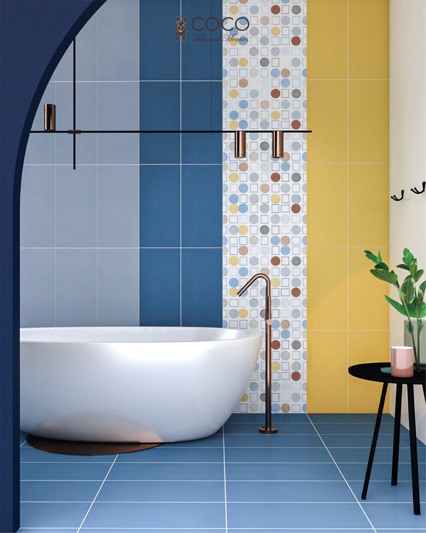 Artist's Palette Series - Canary Yellow Satin 300x600mm Ceramic Tile