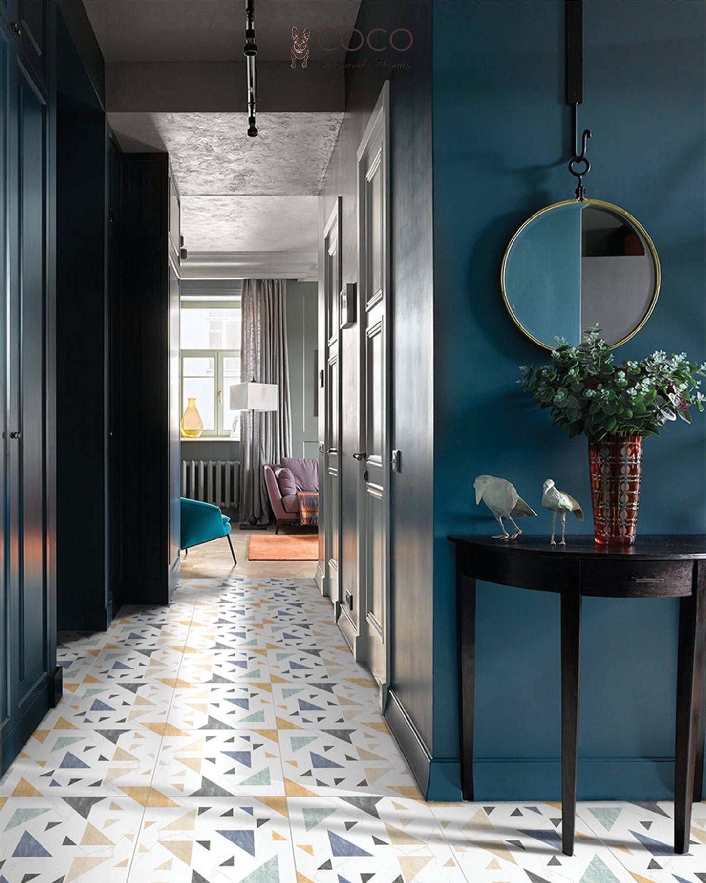 Geometry Bohemian Series - The Dance Floor Satin 300x300mm Ceramic Tile