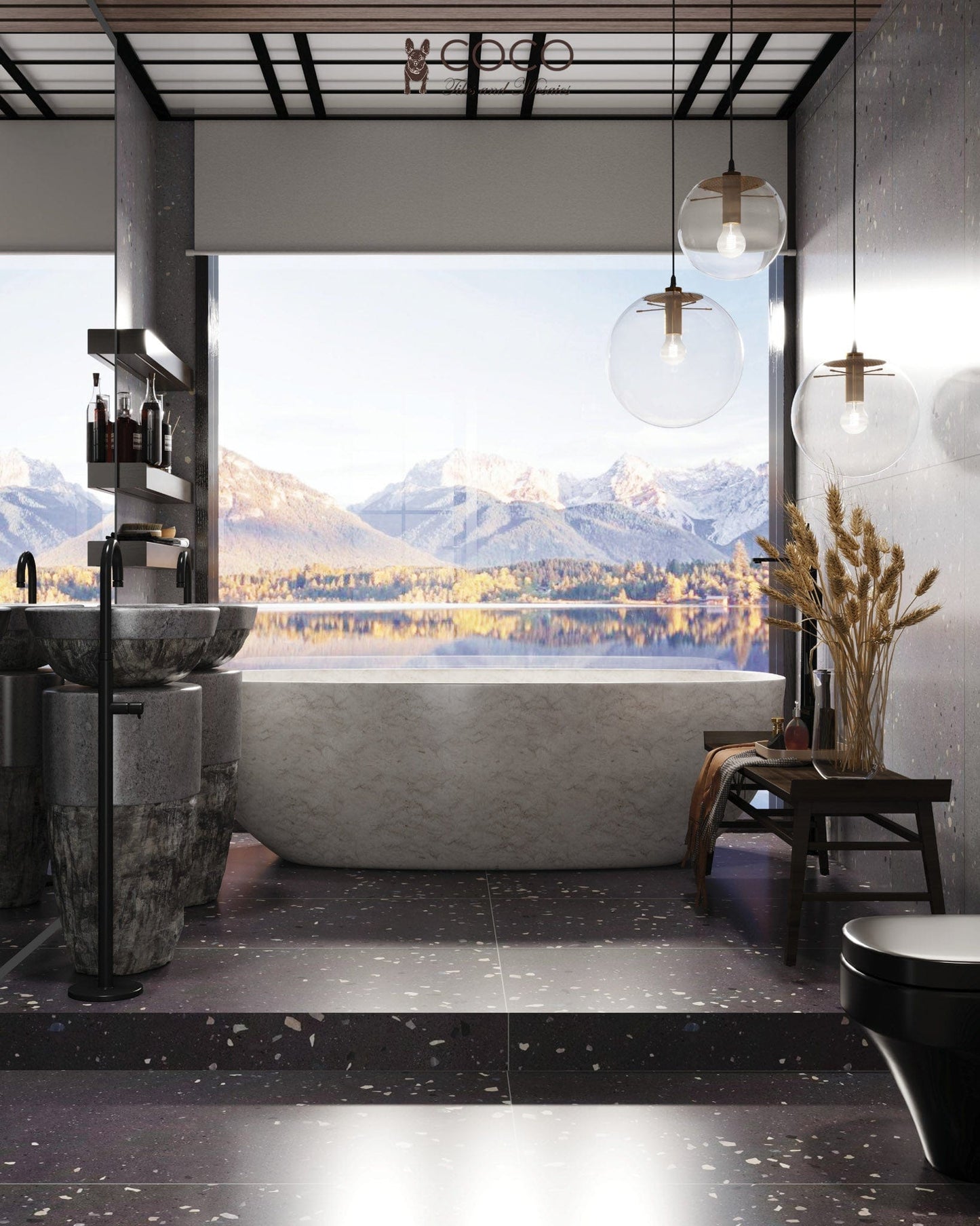 The Seasons Series - Summer Night Satin 600x1200mm Porcelain Tile