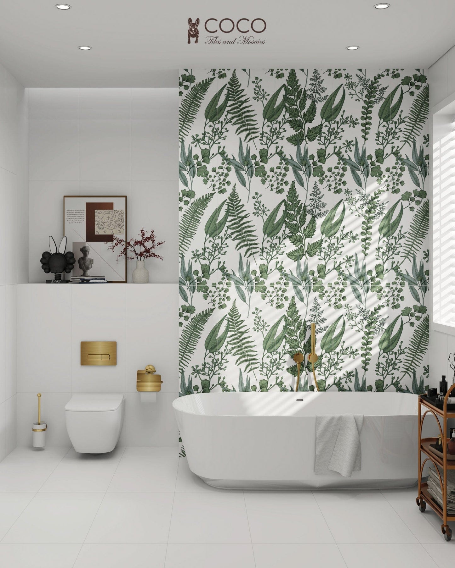 Coastal Colour Palette Series - Earth Tones Sea Foam Satin 400x800mm Ceramic Tile