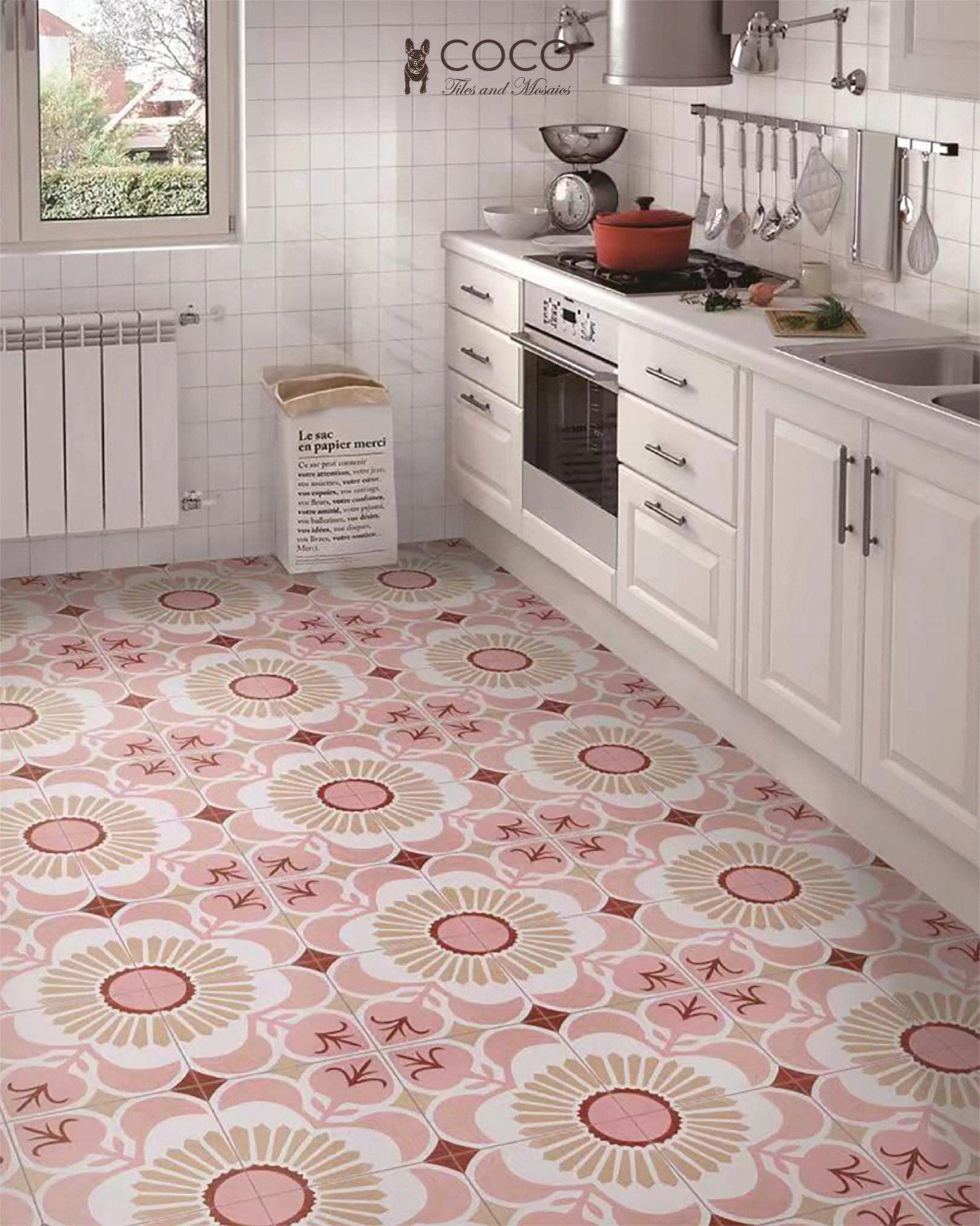 Pink Lovers Series - Love At First Sight Satin 300x300mm Ceramic Tile