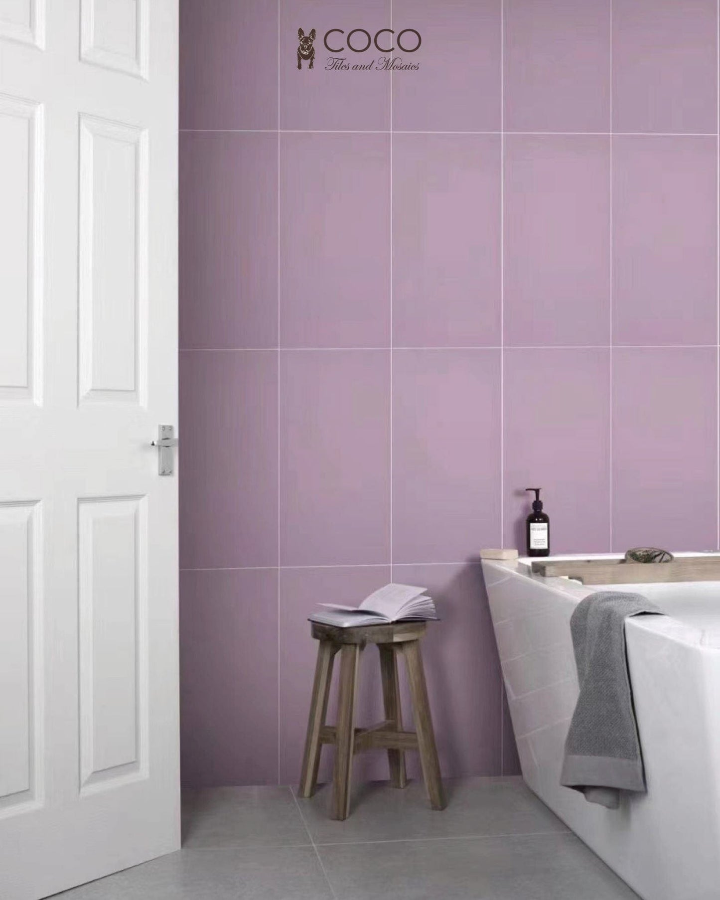 Artist’s Palette Series - Light Orchid Satin 300x600mm Ceramic Tile