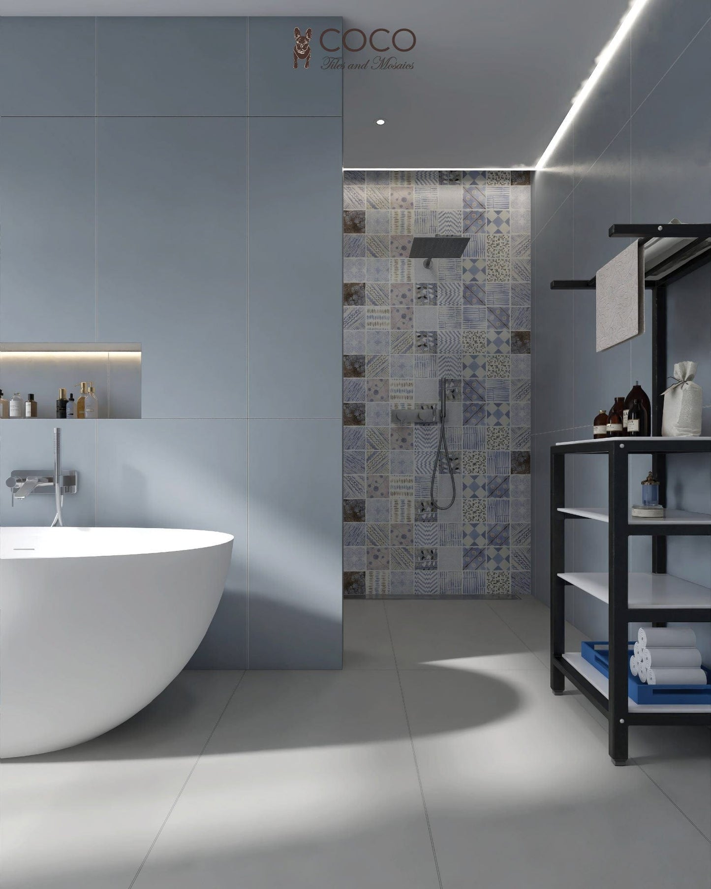 CoCo Starmoon Series - Beaver Satin 600x1200mm Porcelain Tile