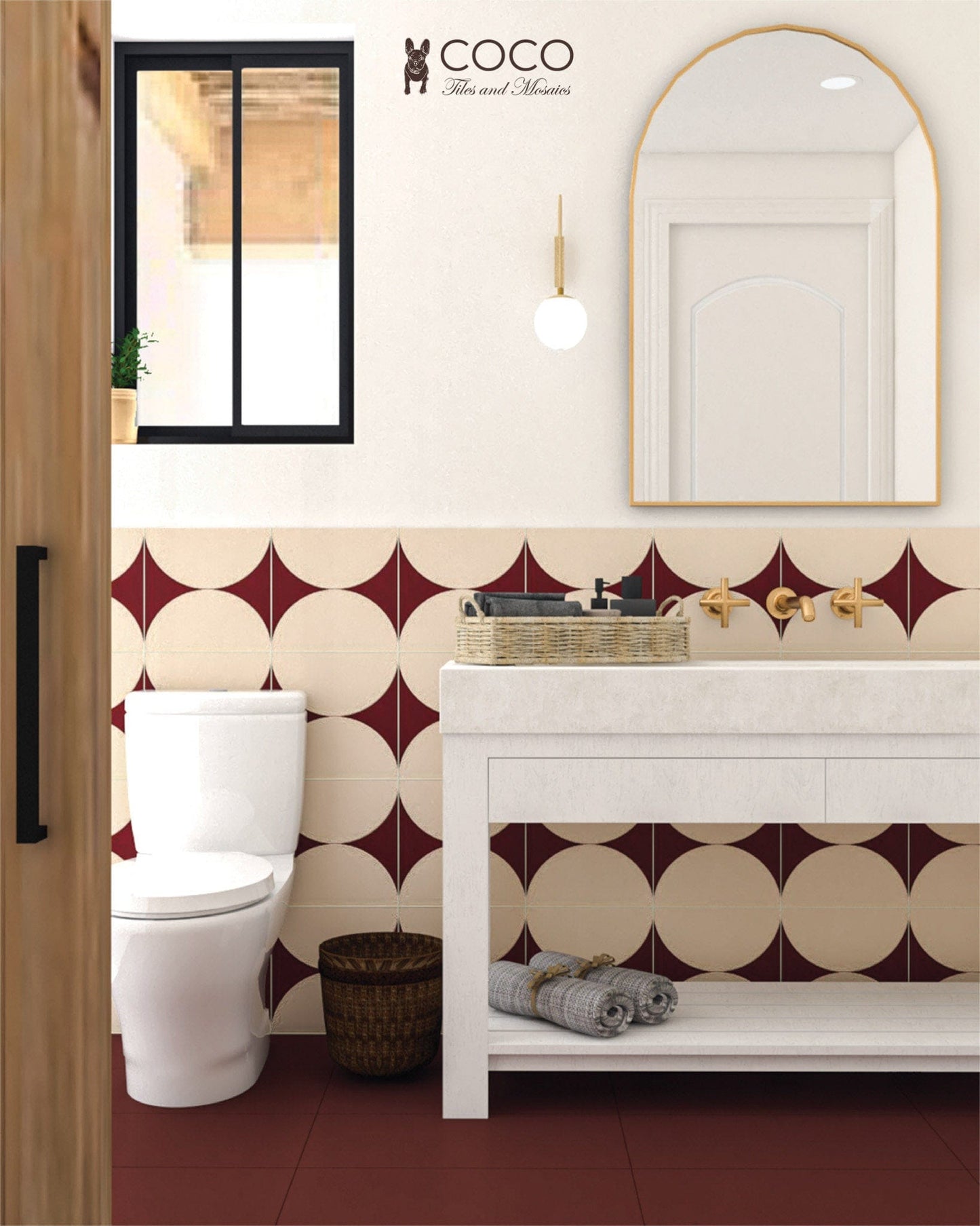 Spanish Country Series - Summer Celebration Satin 300x300mm Ceramic Tile
