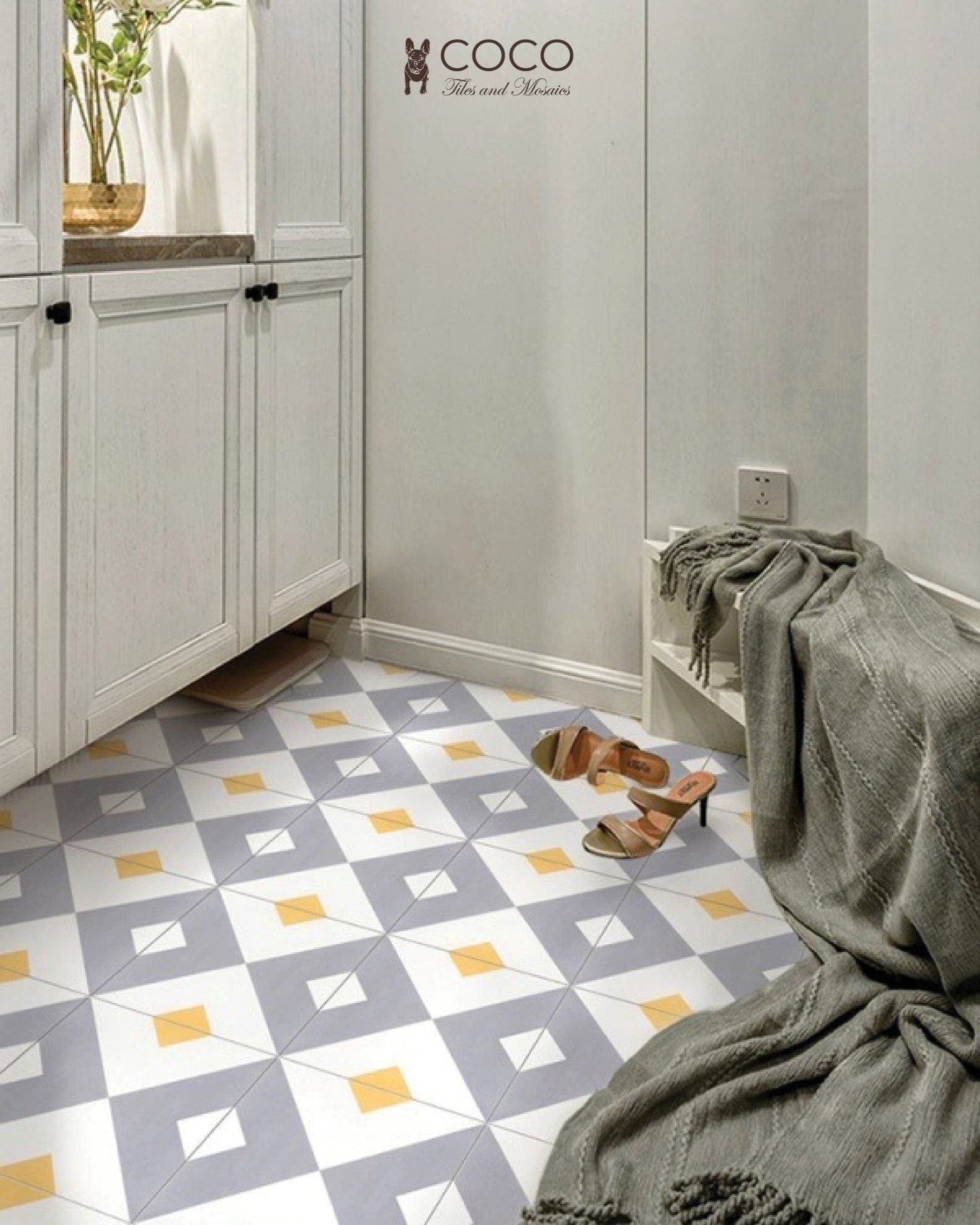 Geometry Bohemian Series - Stellar Satin 300x300mm Ceramic Tile