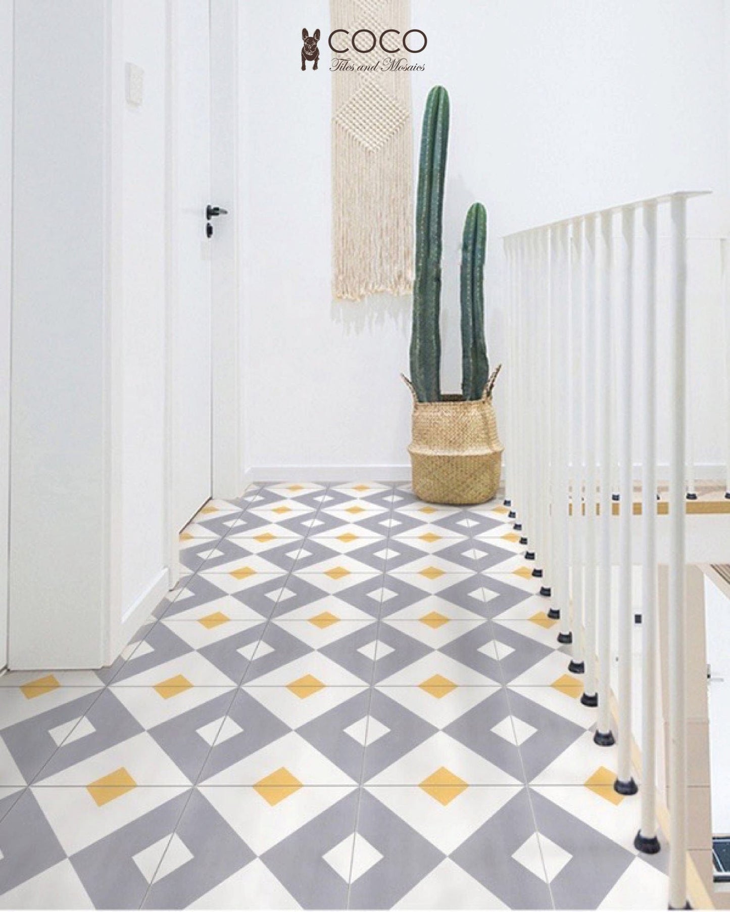 Geometry Bohemian Series - Stellar Satin 300x300mm Ceramic Tile