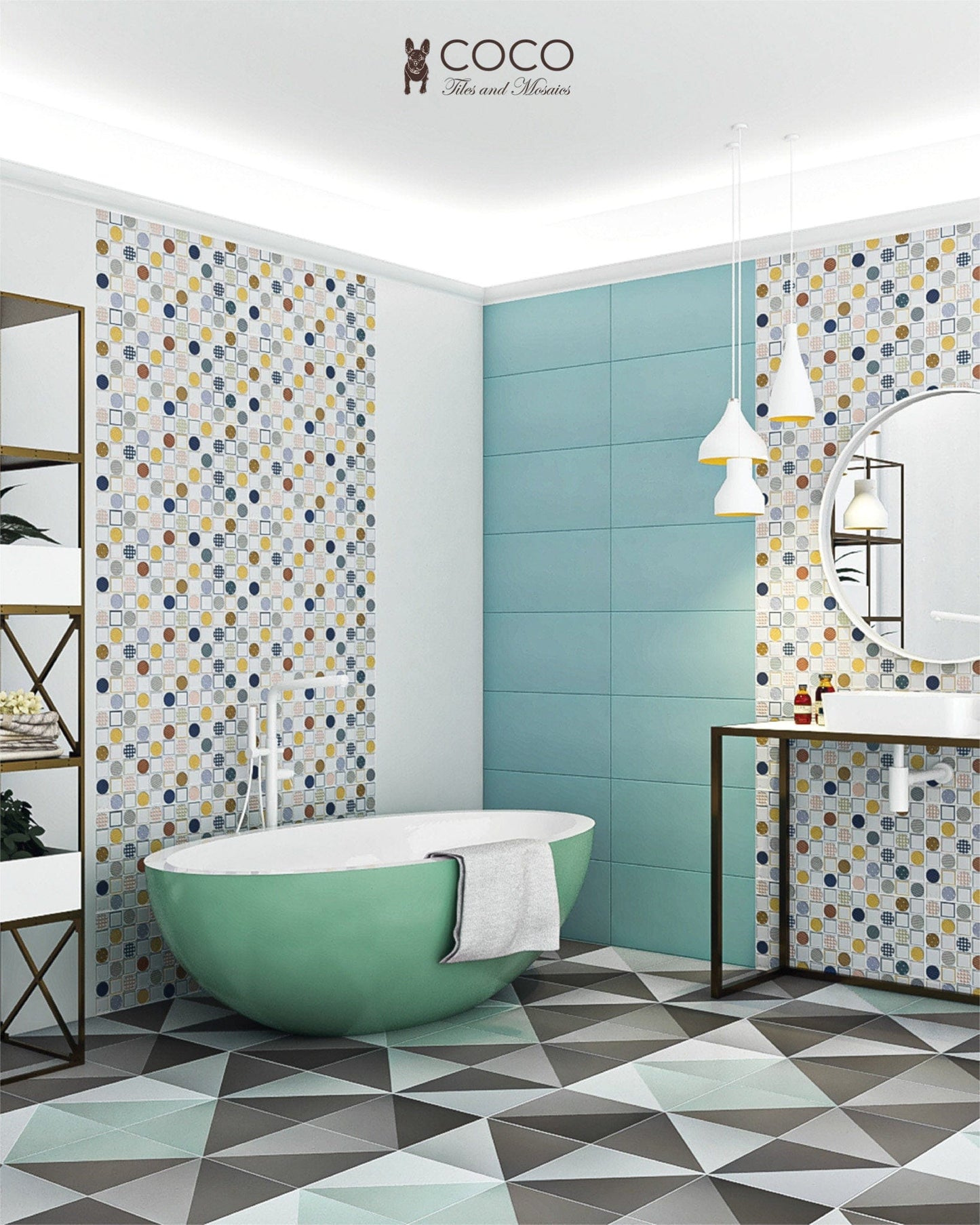 Artist's Palette Series - White Satin 300x600mm Porcelain Tile