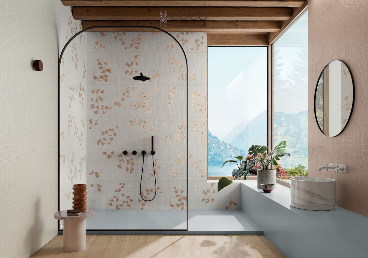 Babylon Series - Vanilla Embossed Matte 500x1200mm Ceramic Tile