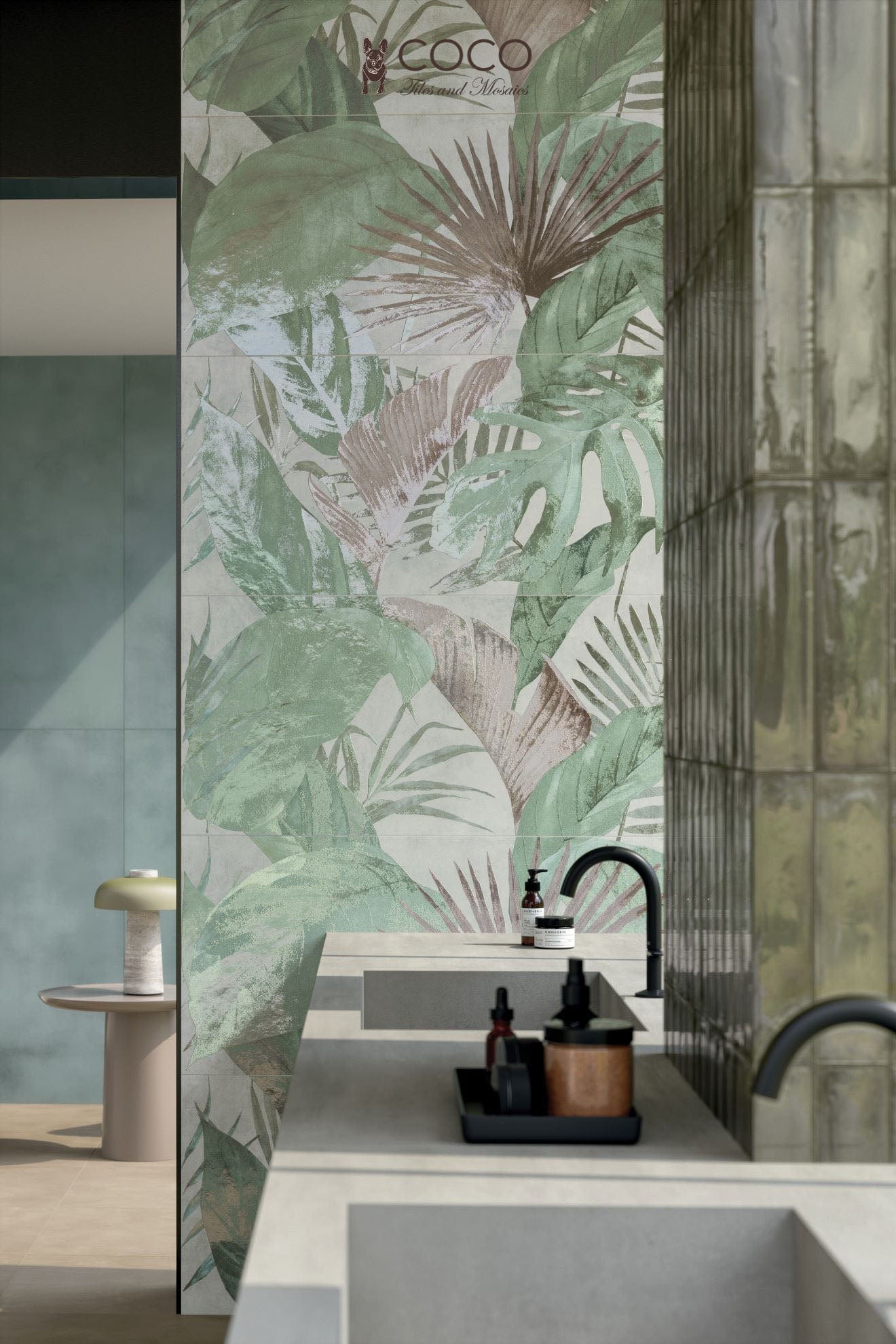 Wonderland Series - Wild Foliage Satin 500x1200mm Ceramic Tile