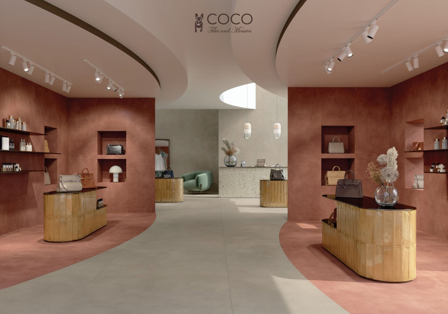 Dune Series - Marsala Matte 600x1200mm Porcelain Tile