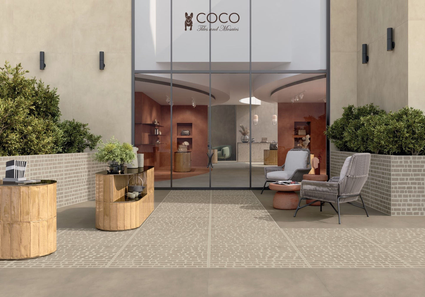 Dune Series - Creta Textured 20mm Thickness 800x800mm Porcelain Tile