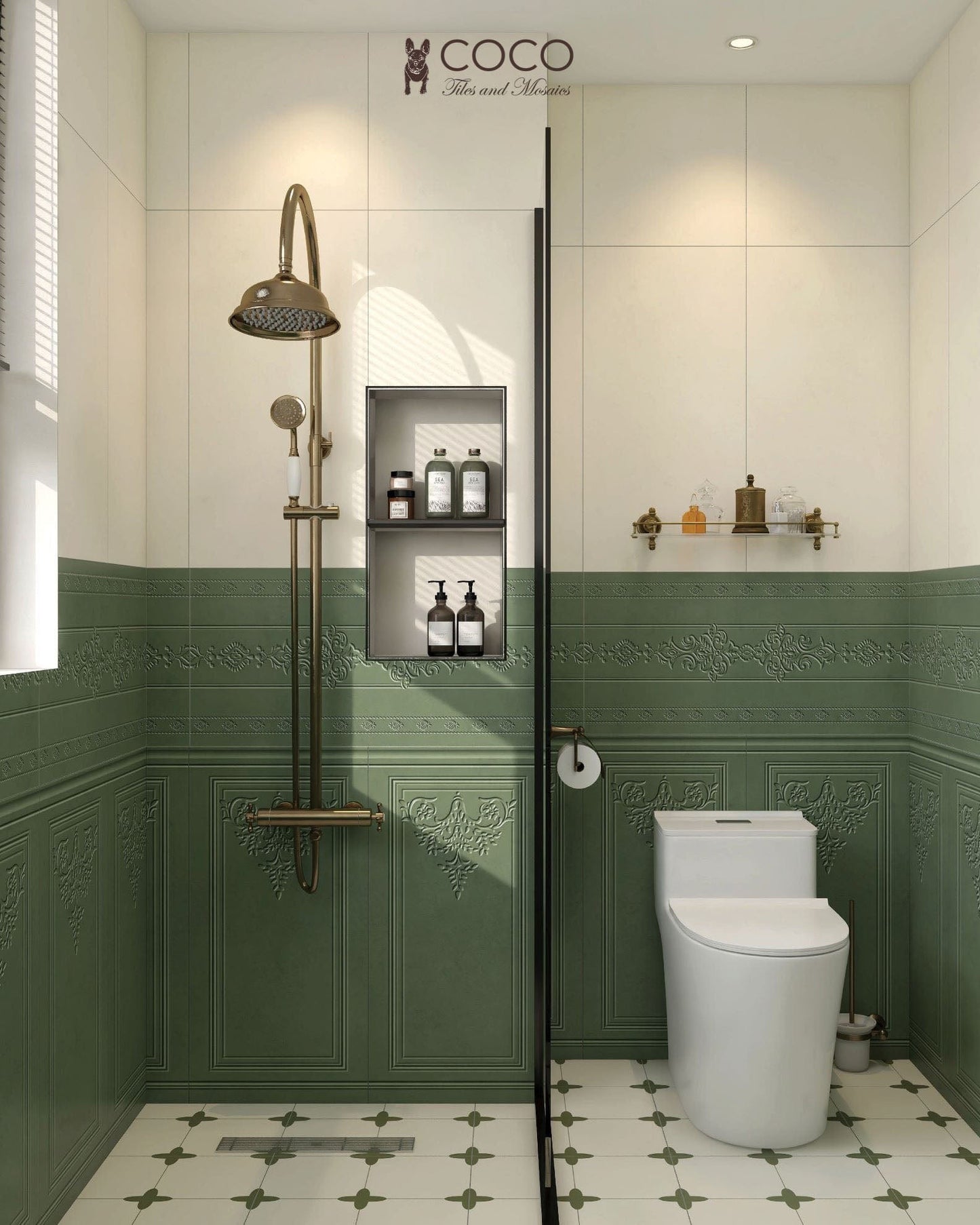 Metro Mod Series - Echo Path Satin 400x400mm Ceramic Tile