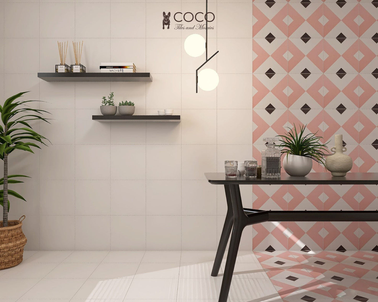 Checkerboard Series - CoCo's White Satin 300x300mm Porcelain Tile