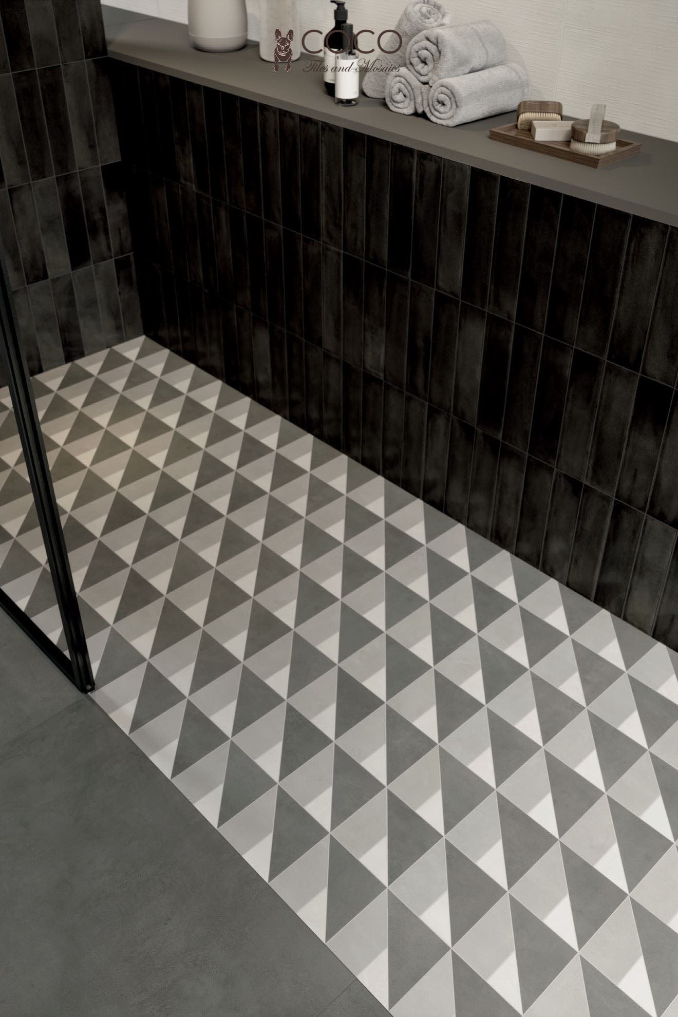 Symphony Series - Tessera Triad Matte 290x290mm Porcelain Mosaic Tile