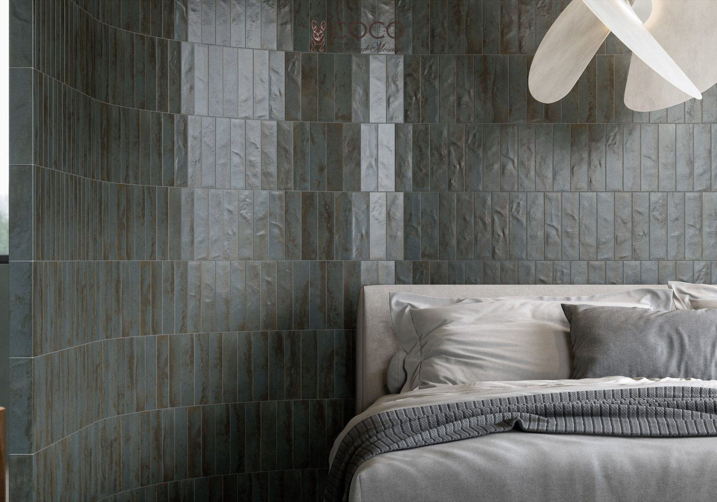 Fire & Earth Series - Midnight Steel Matte 60x240mm Porcelain Tile