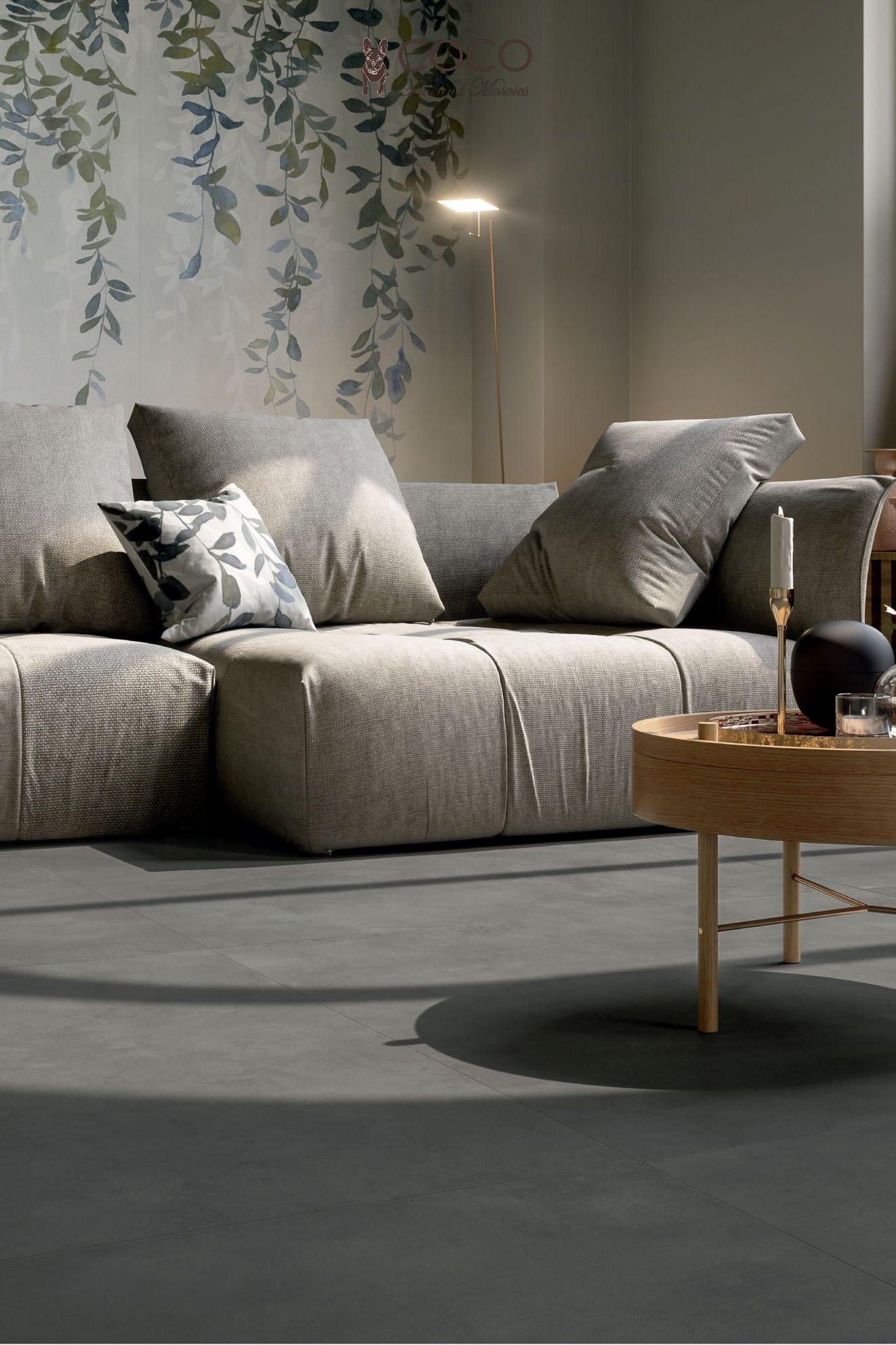 Symphony Series - Midnight Shadow Matte 600x1200mm Porcelain Tile