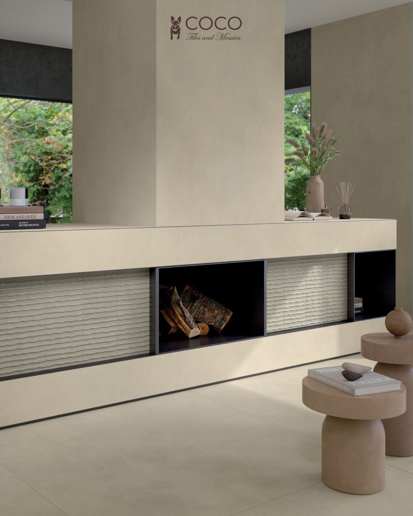 Dune Series - Tufo Textured 20mm Thickness 1200x1200mm Porcelain Tile