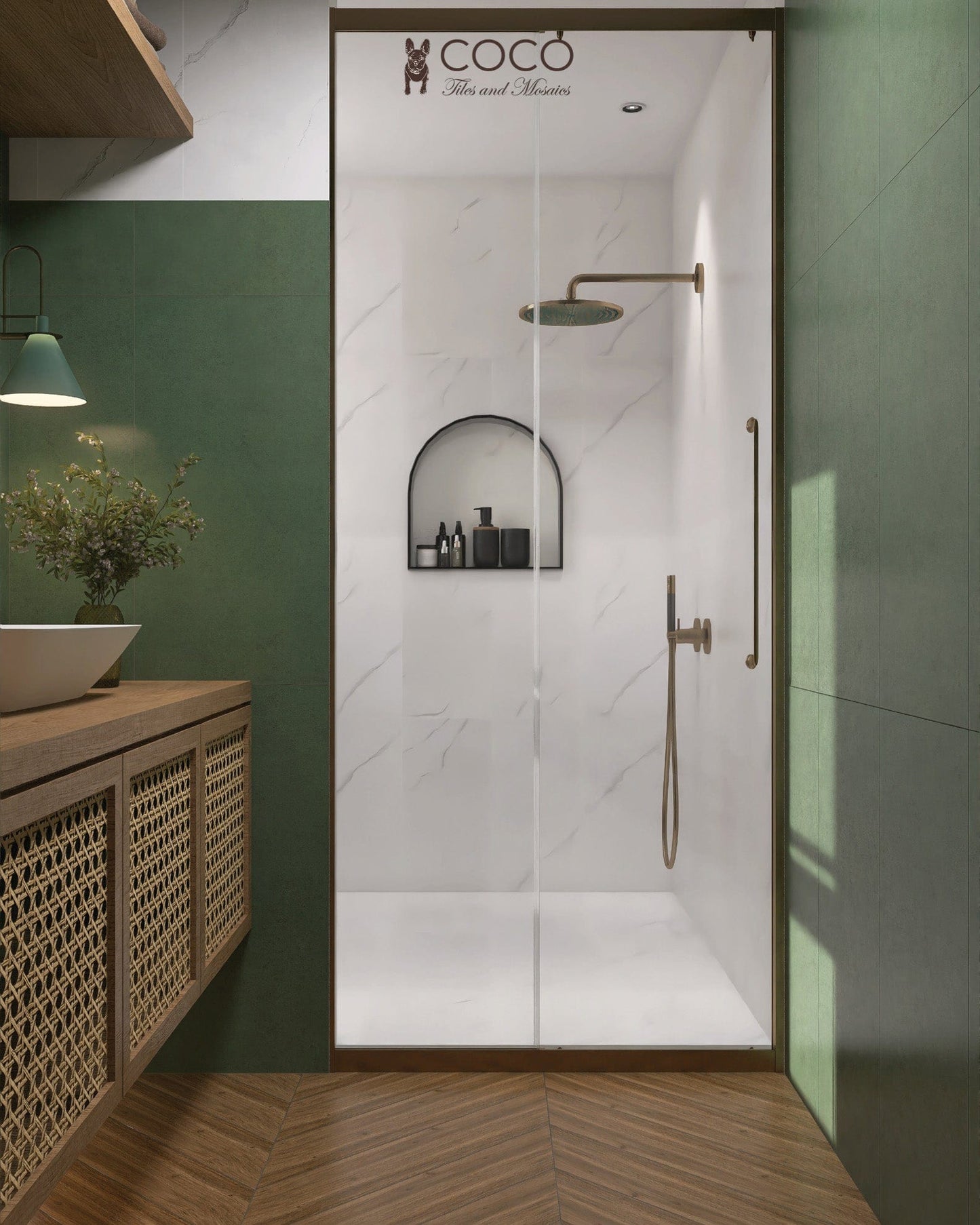 Wild Mirage Series - Vaucluse White Satin 300x600mm Ceramic Tile
