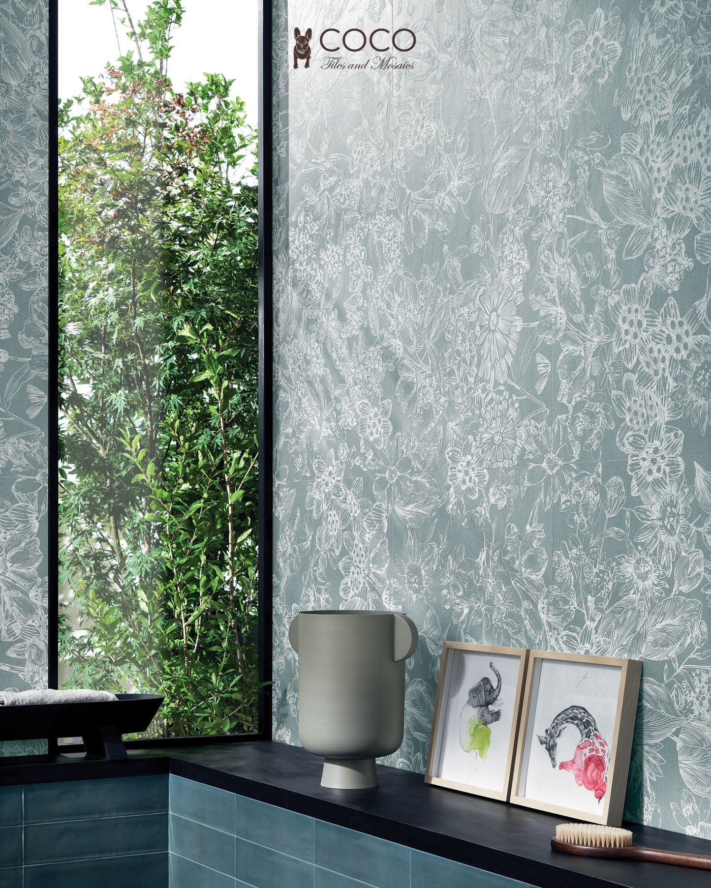 Wonderland Series - Floral Bay Satin 500x1200mm Ceramic Tile