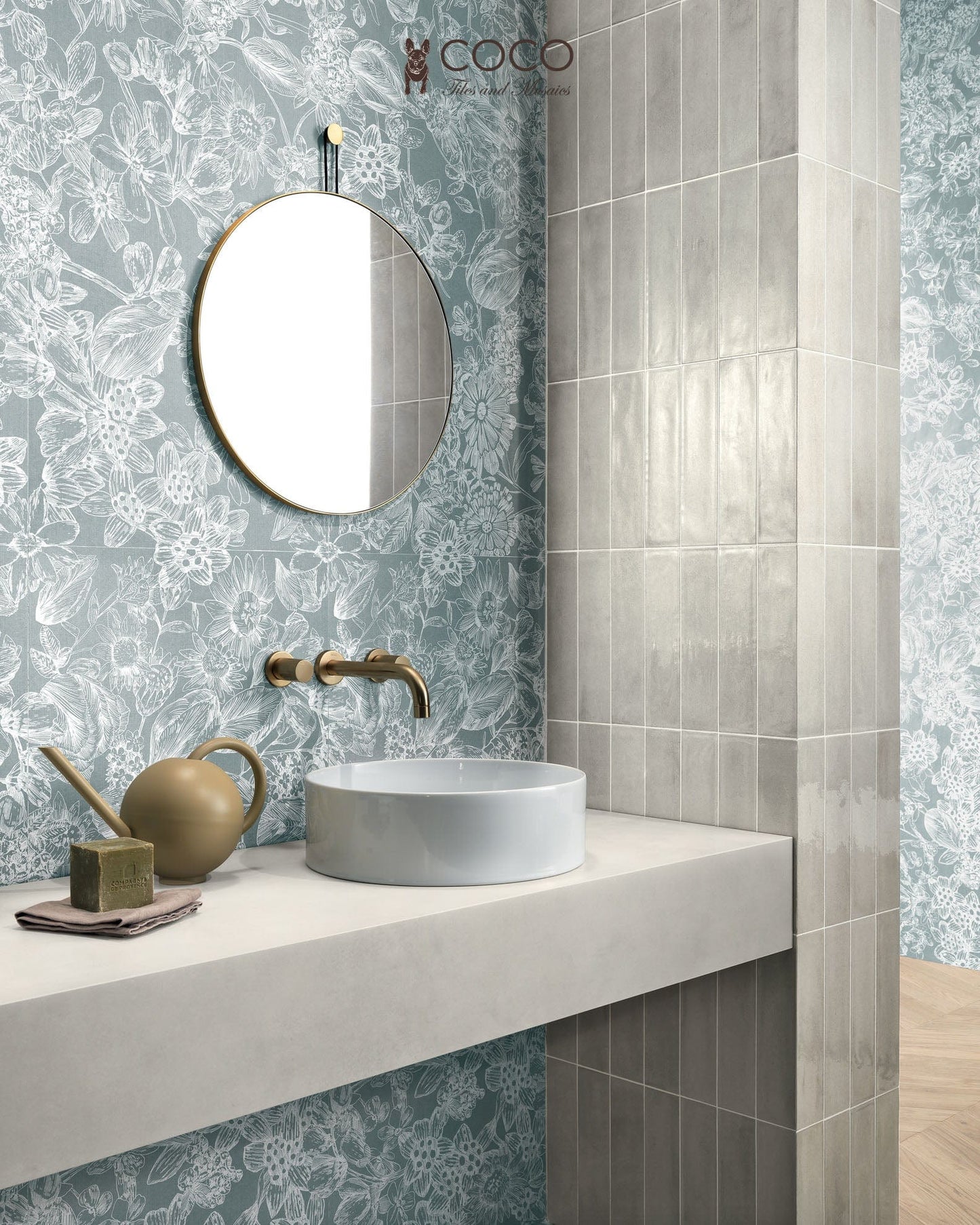 Wonderland Series - Floral Bay Satin 500x1200mm Ceramic Tile