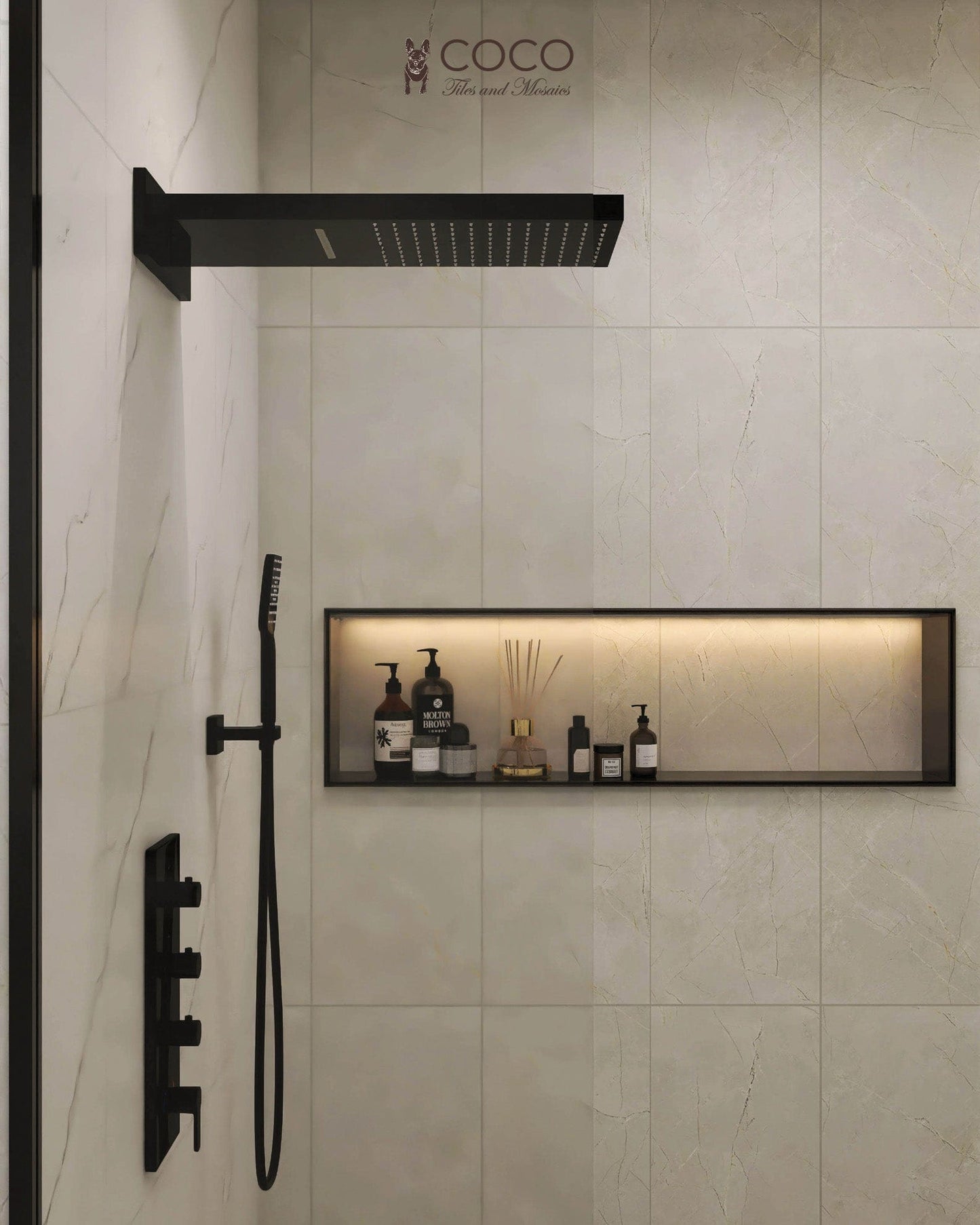 Wild Mirage Series - Vaucluse Alabaster Satin 300x600mm Ceramic Tile