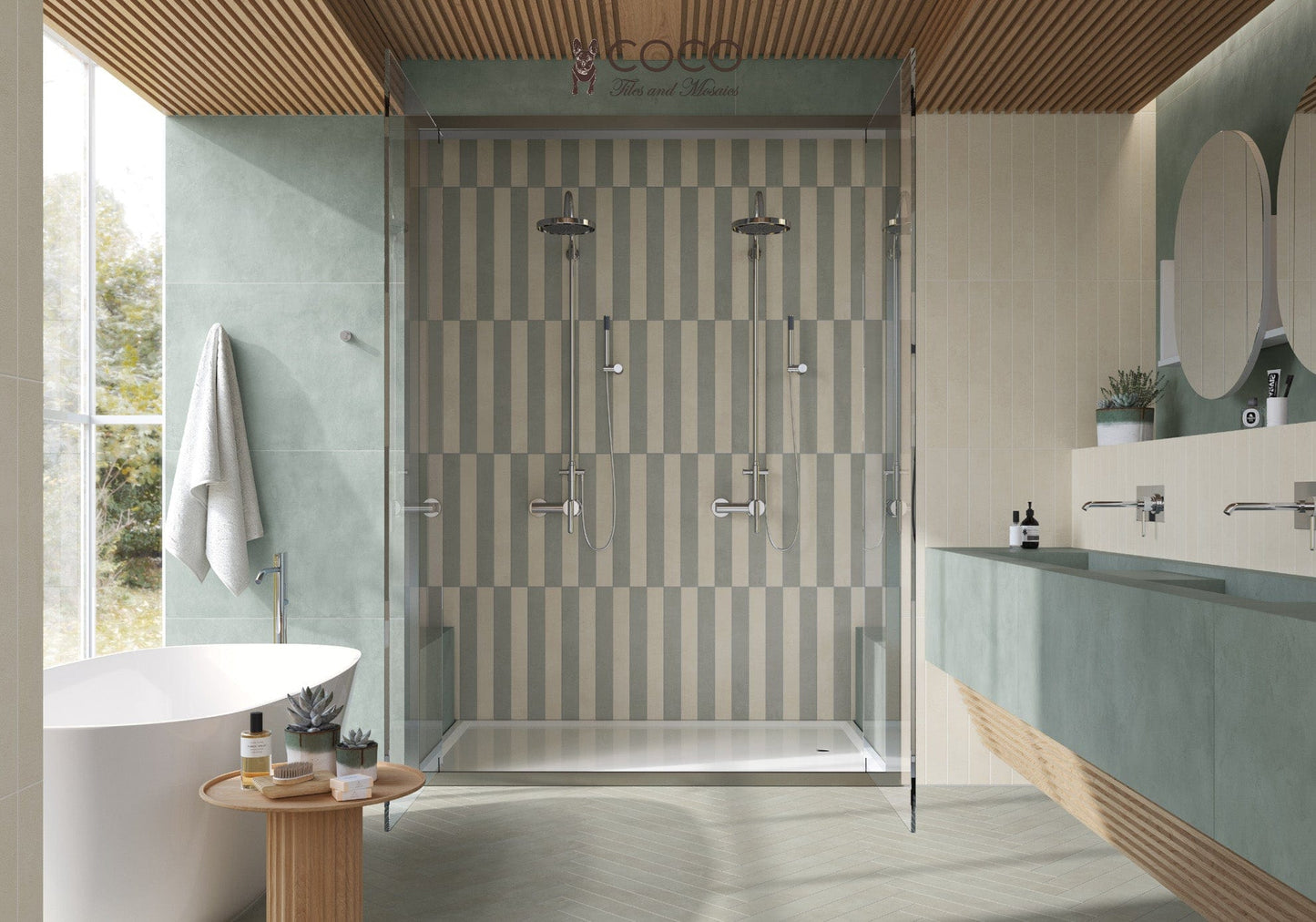 Symphony Series - Ocean Mist Matte 600x1200mm Porcelain Tile