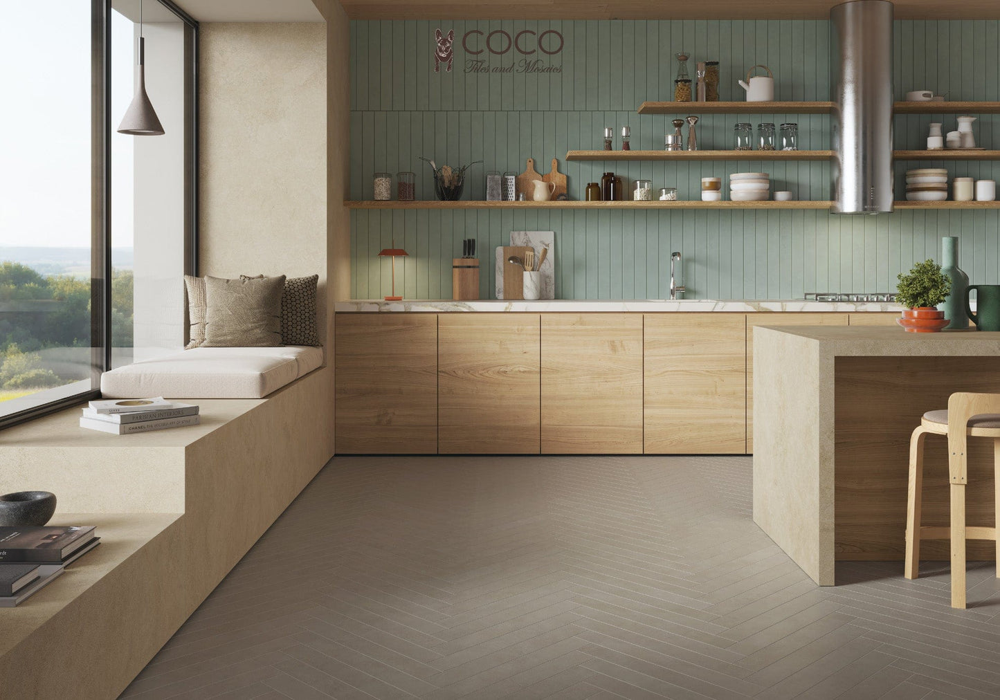 Driftboard Shore Series - Harbour Sand Matte 75x600mm Porcelain Tile