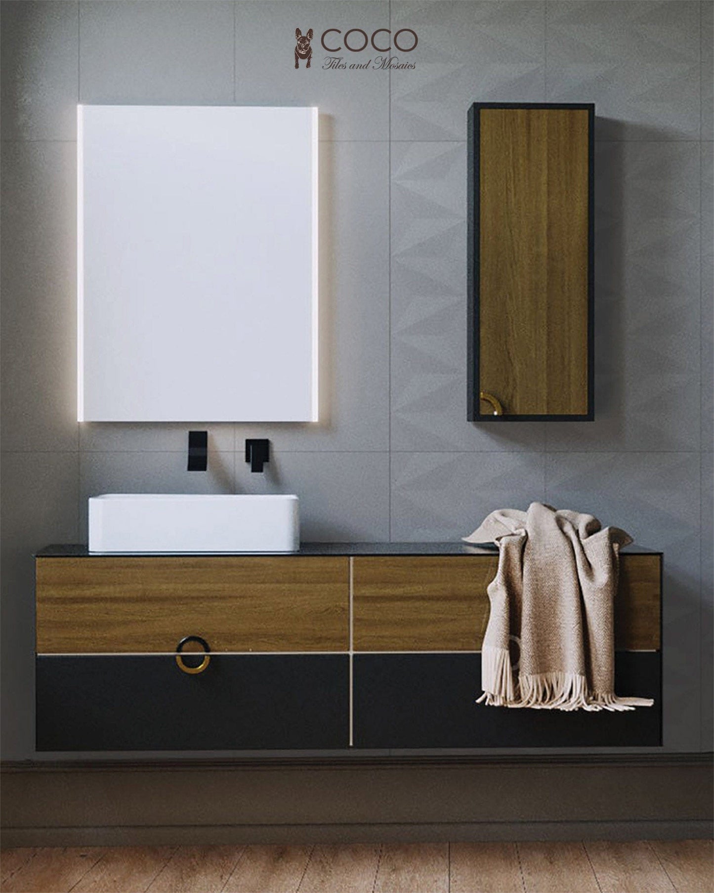 Smooth Dreams Series - Perfect Life (Mirage) Satin 400x800mm Ceramic Tile