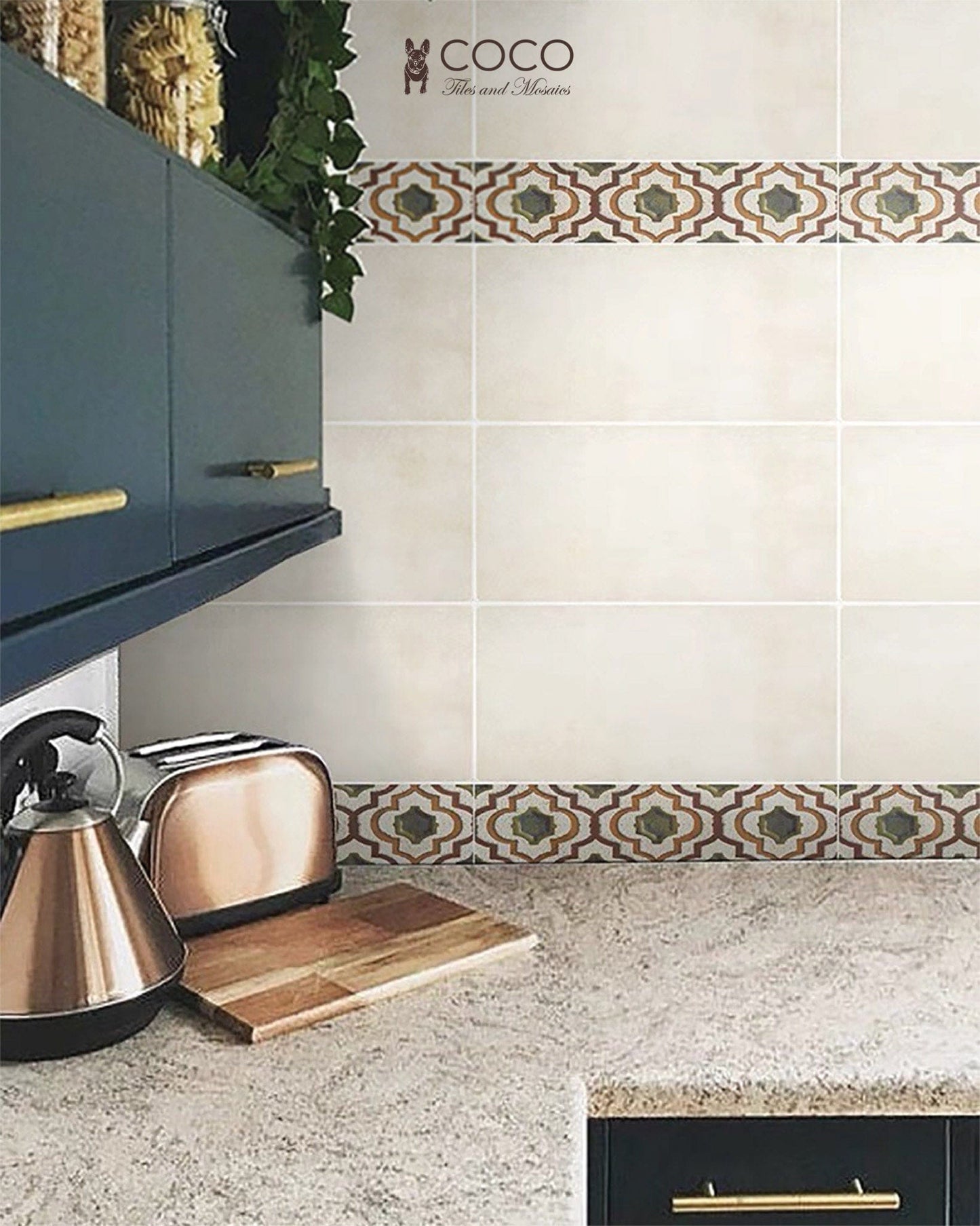 Mediterranean Fever Magic Belt Set 2 Gloss 70x330mm Ceramic Tile