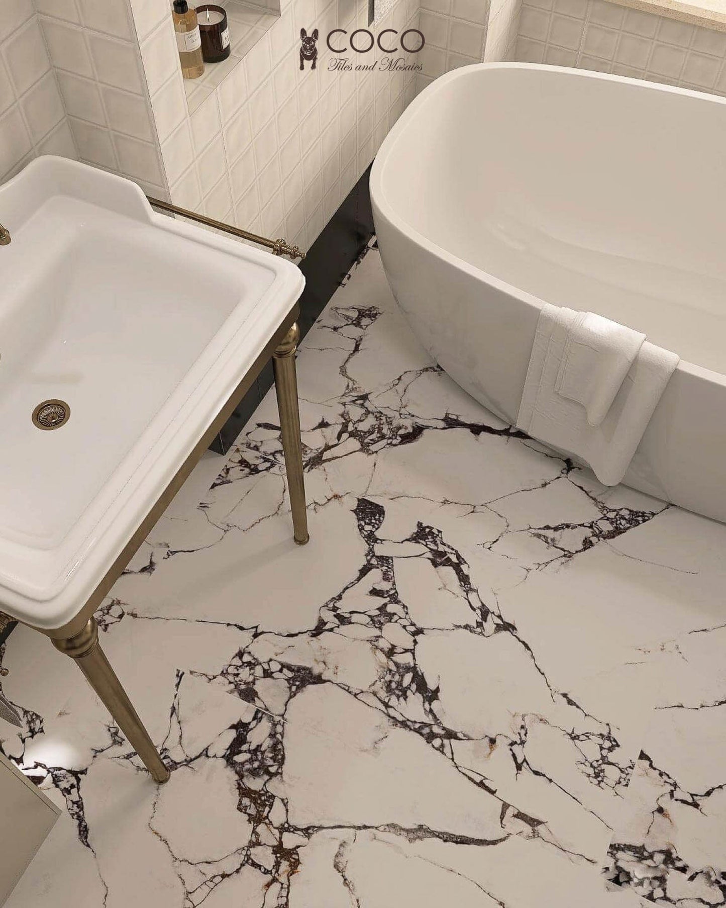 Stellar Veins Series - Burgundy Storm Satin 600x1200mm Porcelain Tile