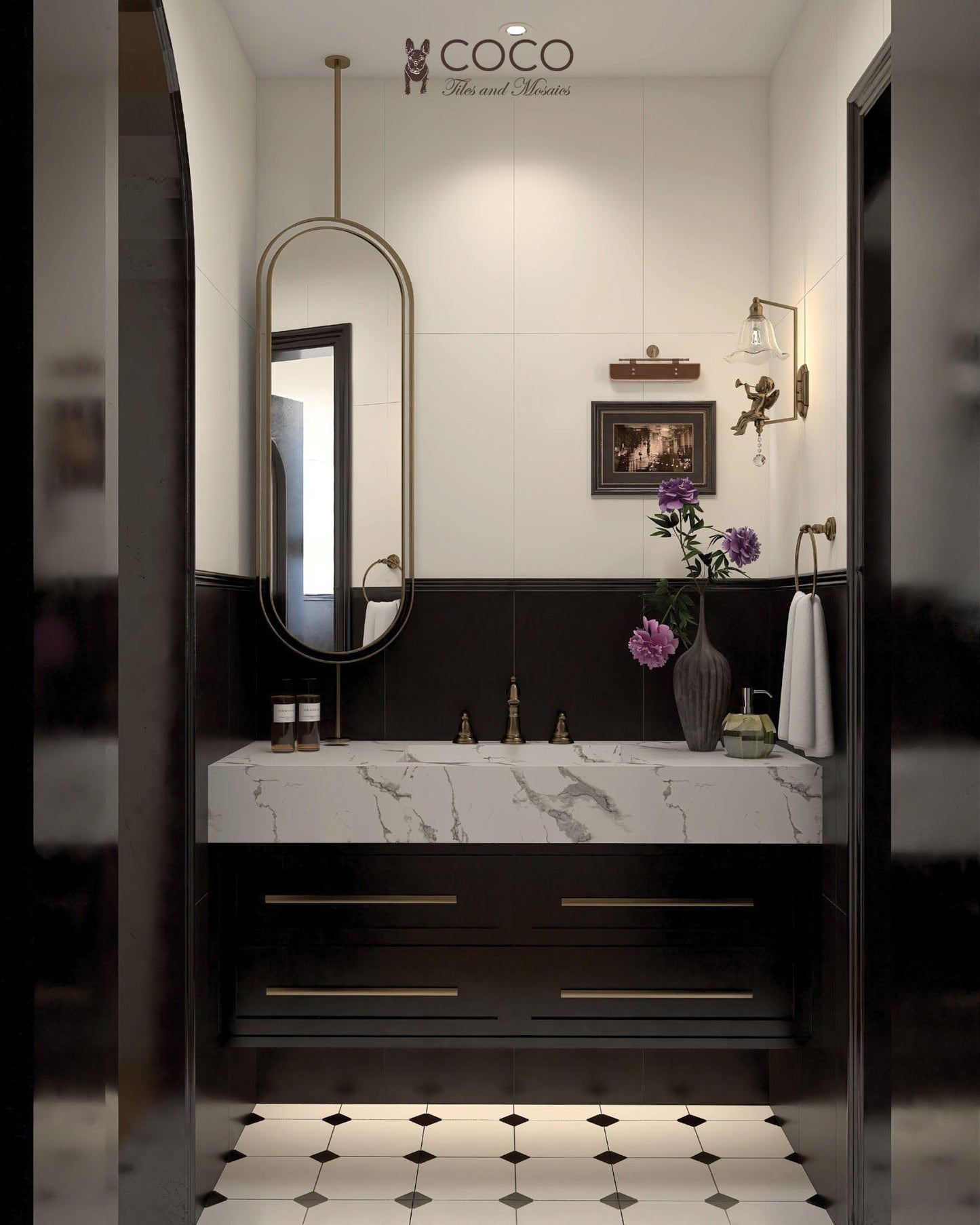 Earth Tone Colour Palette Series - Milk Snow Satin 300x600mm Ceramic Tile
