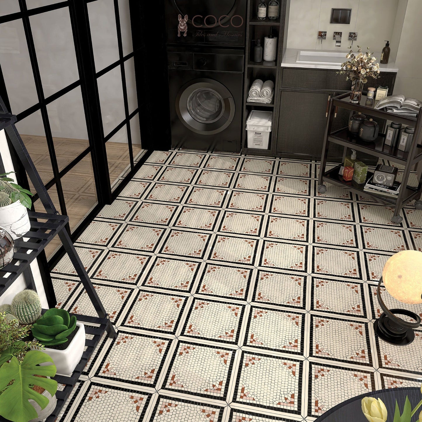 Modern Monochrome Series - Old Town Matte 300x300mm Porcelain Tile