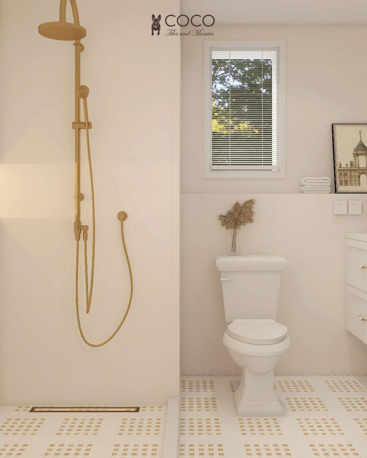 Geometry Bohemian Series - Natural Order Satin 300x300mm Porcelain Tile