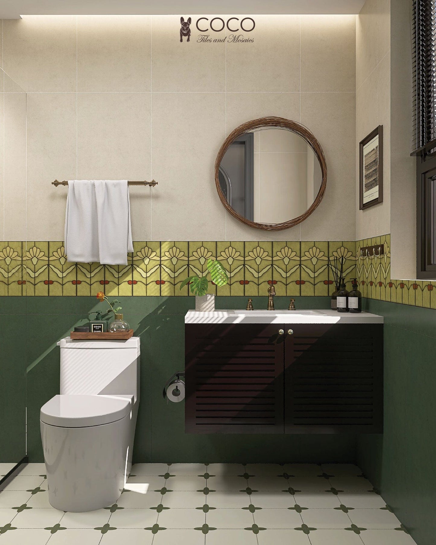 Metro Mod Series - Echo Path Satin 400x400mm Ceramic Tile